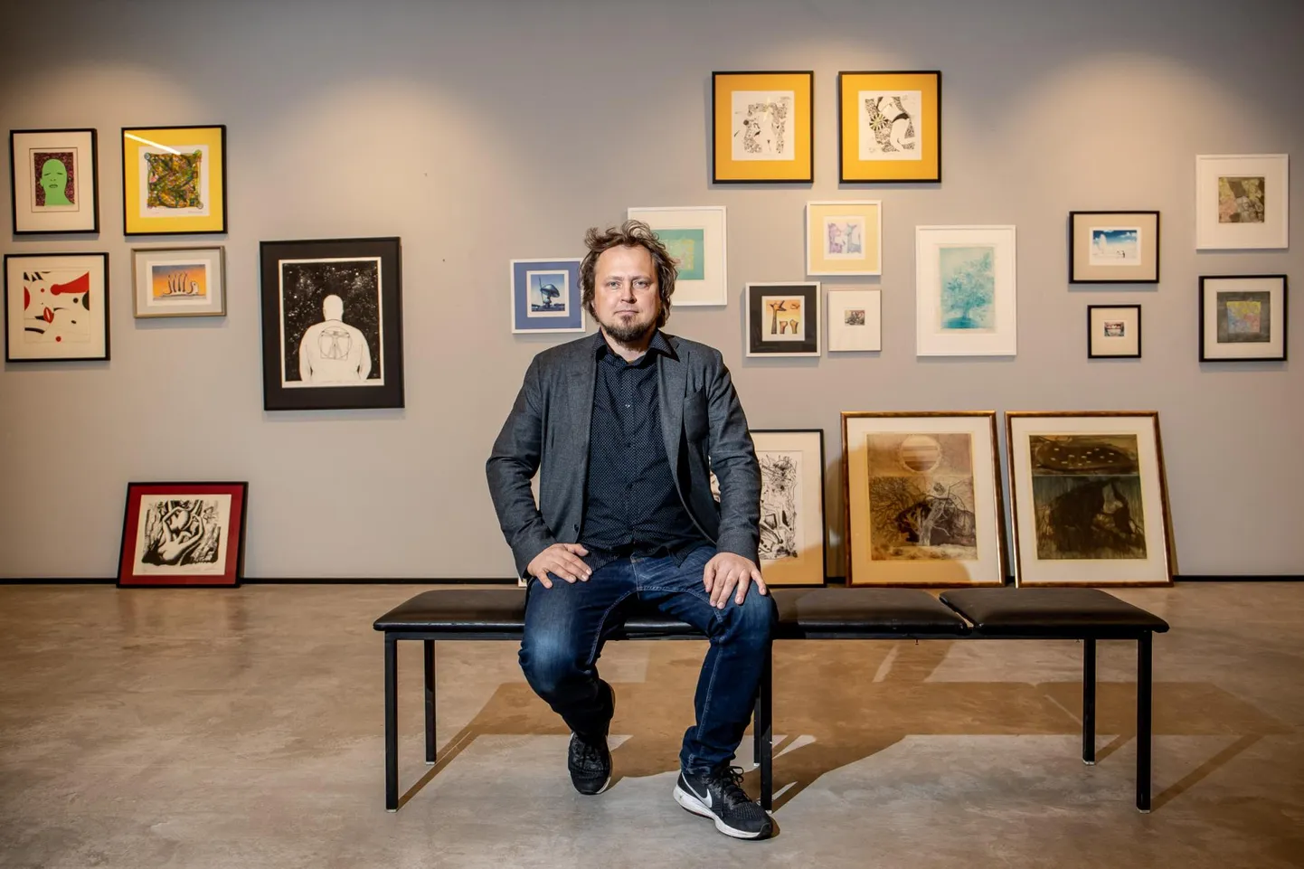 Tallinn Art Space’i omanik Jaak Visnap. FOTO: Sander Ilvest