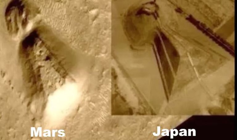 Marsil ja Jaapanis asuva objekti võrdlus