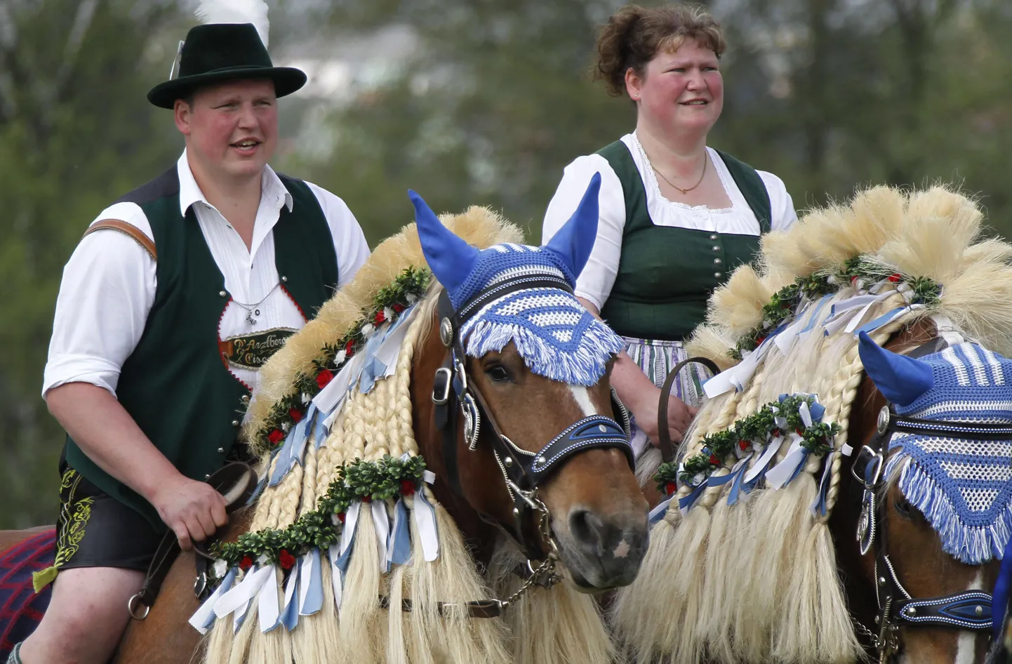 Traunsteini elanikud suundumas õnnistamisele