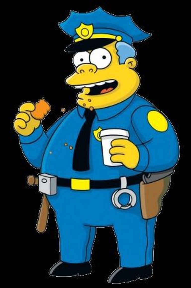 Animaseriaali «Simpsonid» tegelane, politseinik Clancy Wiggum / wikipedia.org