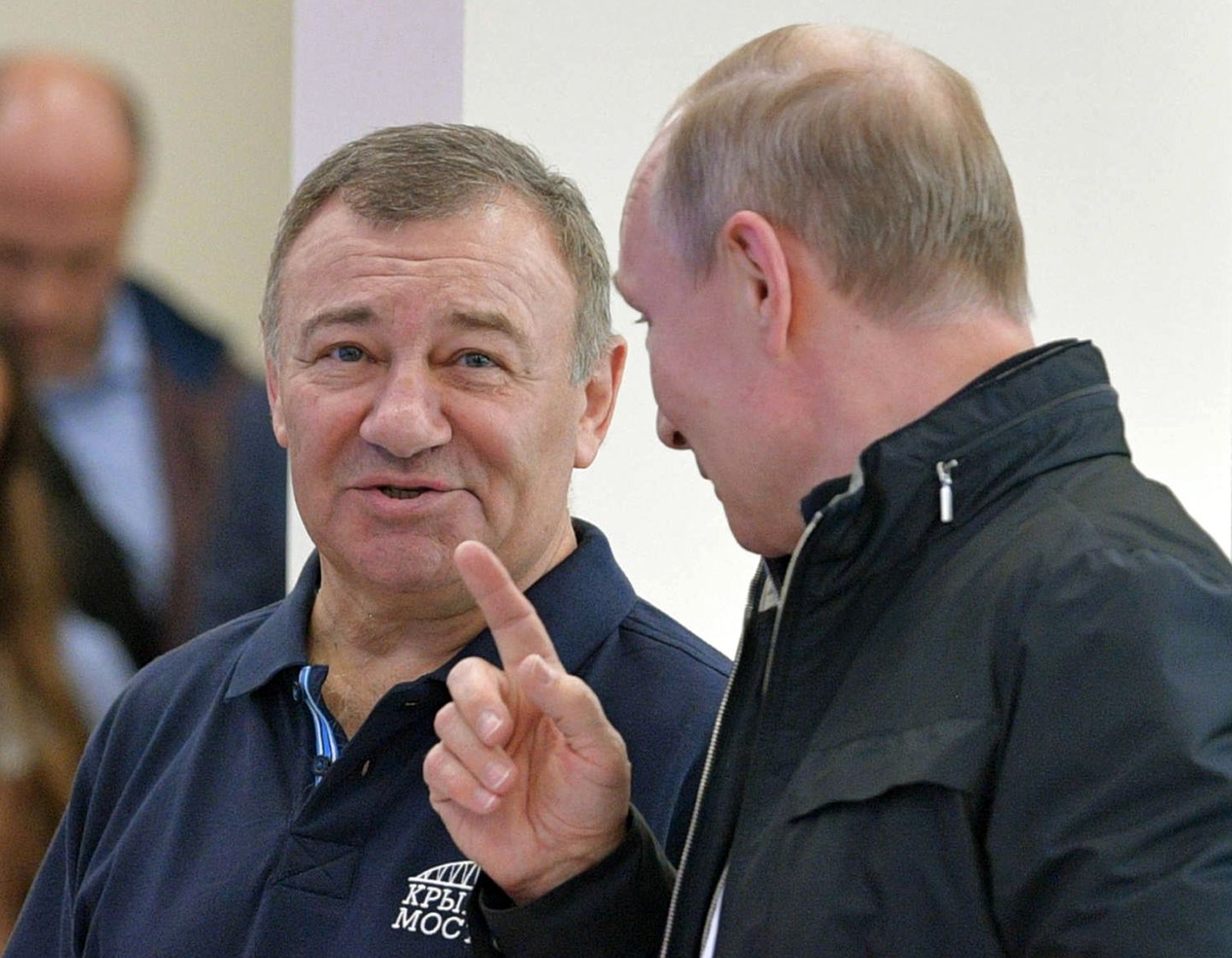 Arkadi Rotenberg koos Venemaa presidendi Vladimir Putiniga.