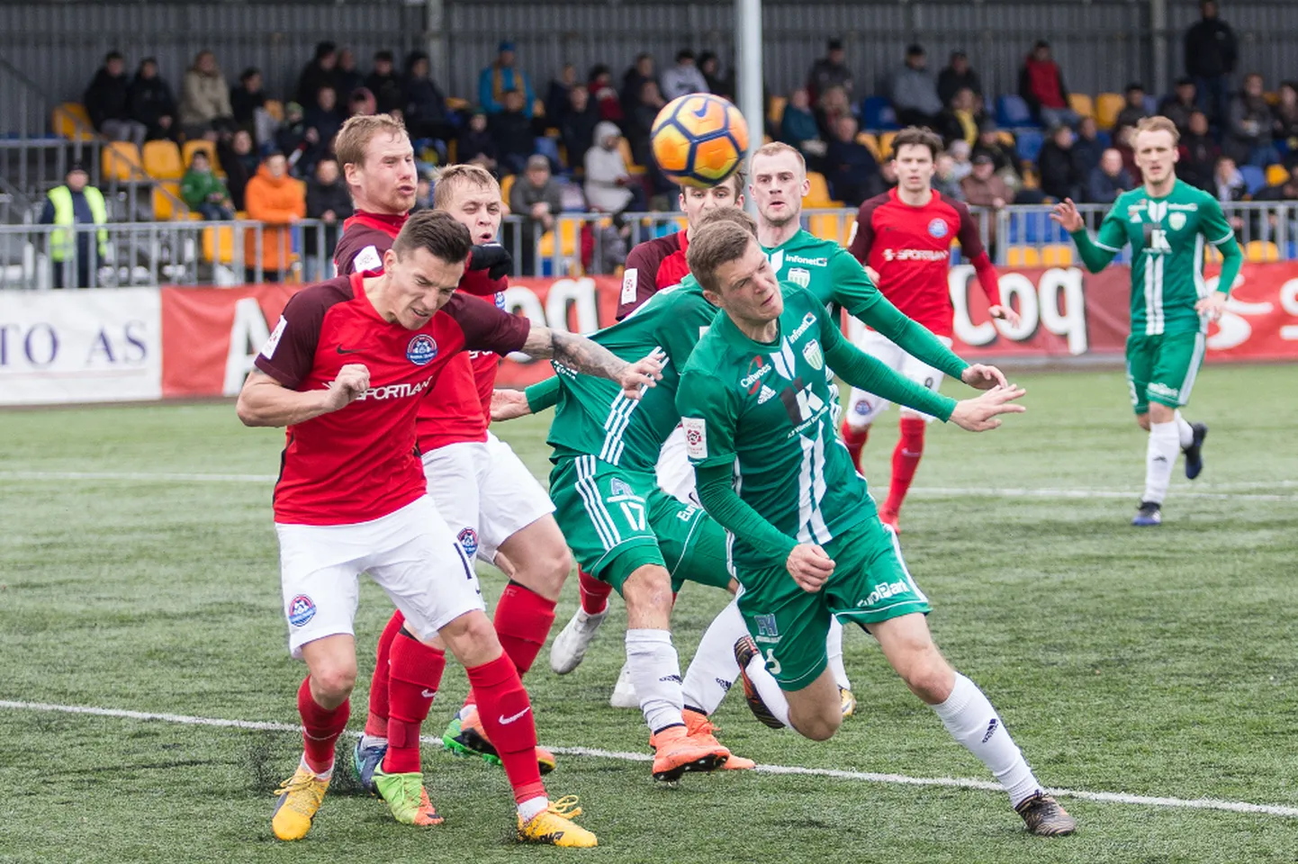 Transi ja Levadia vahel 1:1 viigiga lõppenud meistriliiga kohtumises jagus põnevust viimaste sekunditeni. Järgmisel teisipäeval kohtuvad samad meeskonnad Narvas uuesti. Siis selgub, kumb neist pääseb Eesti karika finaali.  

MATTI KÄMÄRÄ