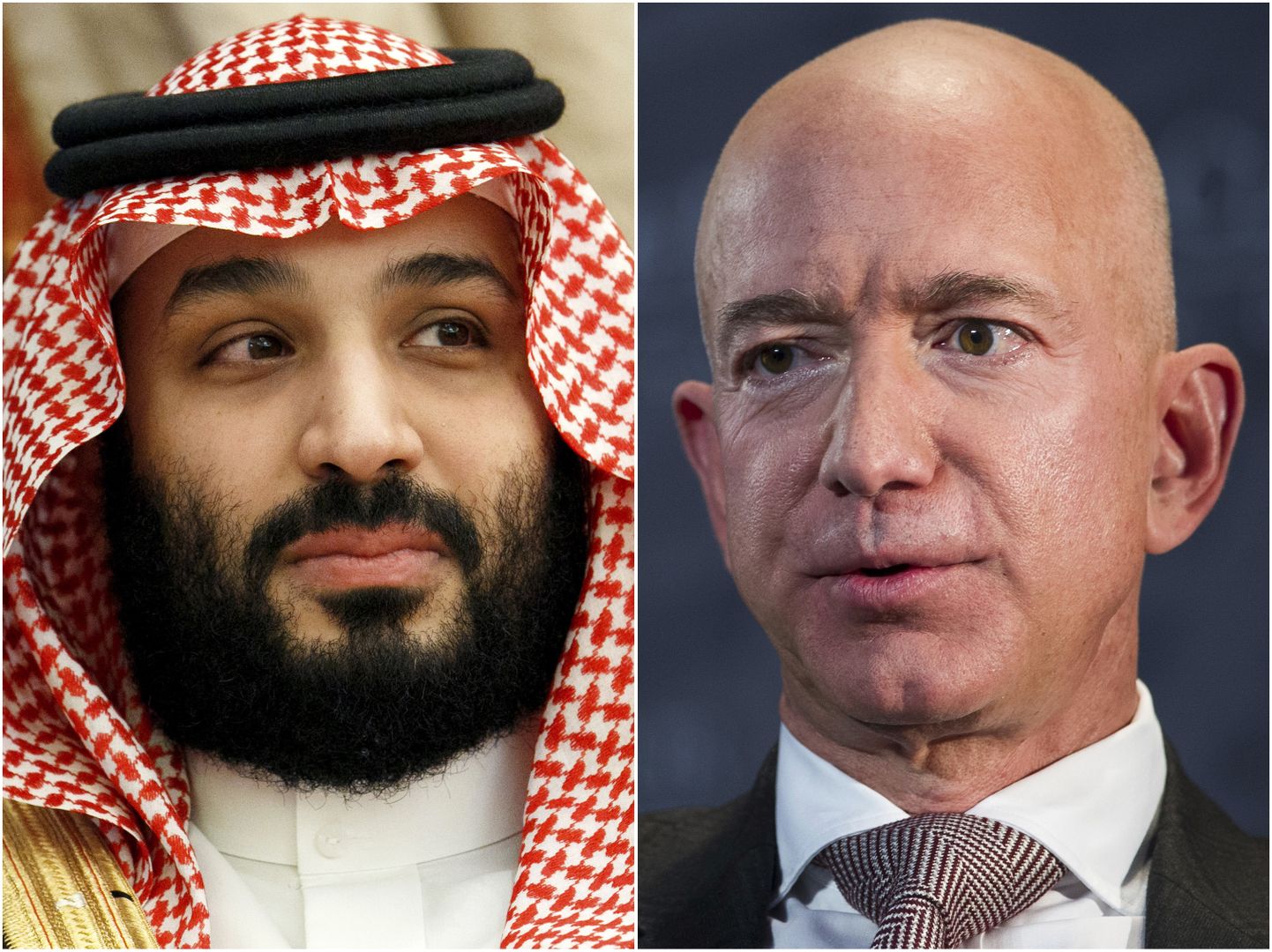Saudi-Araabia kroonprints Mohammed bin Salman ja Amazoni asutaja Jeff Bezos,
