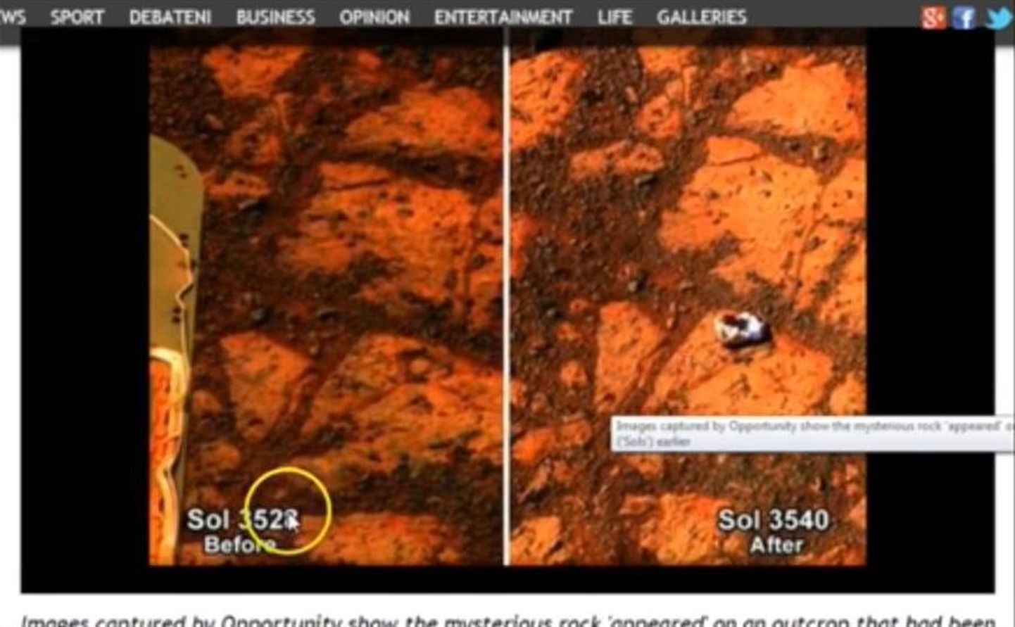Marsilt leiti müstiline kivimoodustis