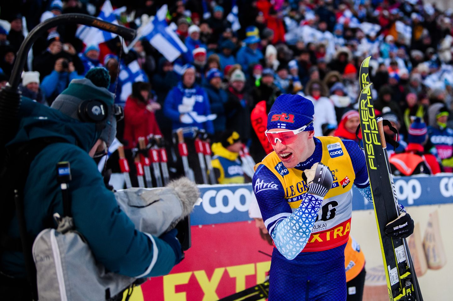 Aasta eest võitis Rukal meeste 15 km eraldistardist klassikatehnikasõidu soomlane Iivo Niskanen.