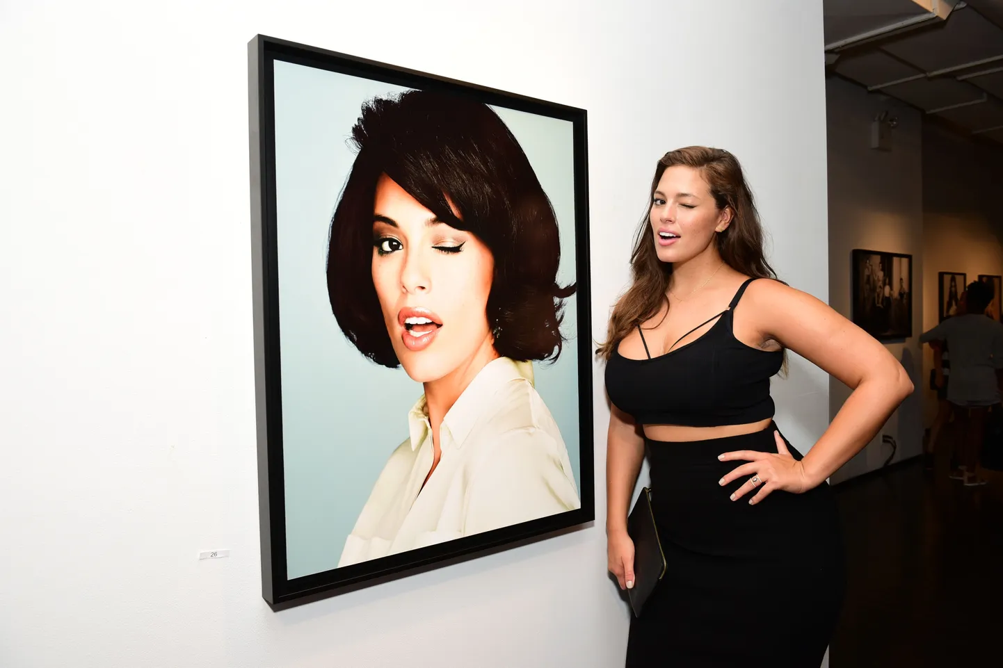 Ashley Graham -  September 9, 2015 - Real Love Opening Night by Paul Warren and Photographer Jeff An with Ashley Graham held at 555 West 26th Street, NYC. (Photo by Sean Zanni/Patrick McMullan) *** Please Use Credit from Credit Field ***