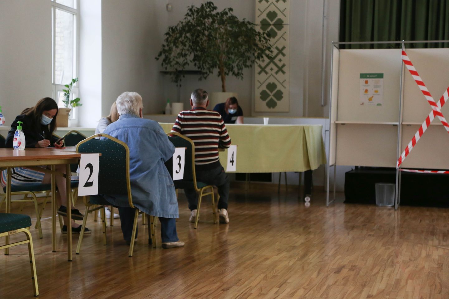 Mārupes novada iedzīvotāji piedalās pašvaldību vēlēšanu iepriekšējā balsošanā