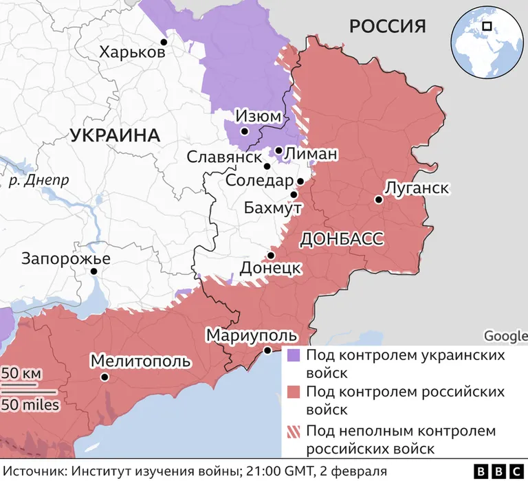 Карта военных действий