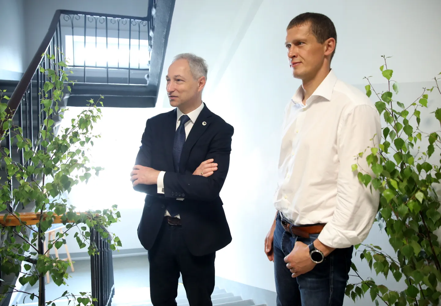 Jānis Bordāns un Juris Jurašs.