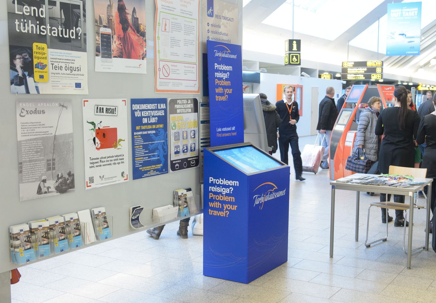 Lennureisijad saavad eelmise aasta novembri lõpust oma õiguste kohta infot ka Tallinna lennujaamast.