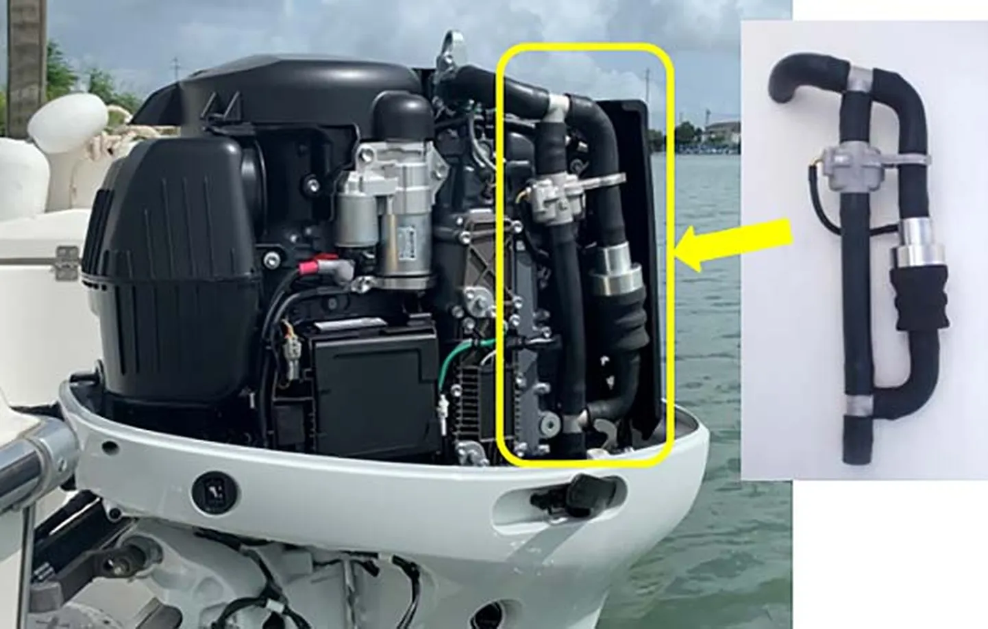 Mikroplasti filter Suzuki paadimootori jahutussüsteemis