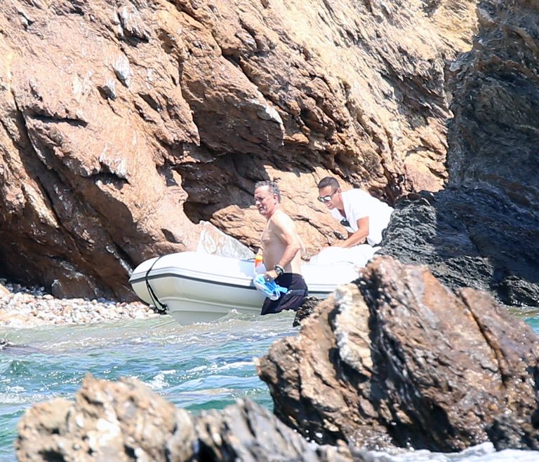 Tom Hanks ja ta naine Rita Wilson puhkavad Vahemerel luksusjahil. Hanks valmistumas Kreeka saarestikus sukeldumiseks