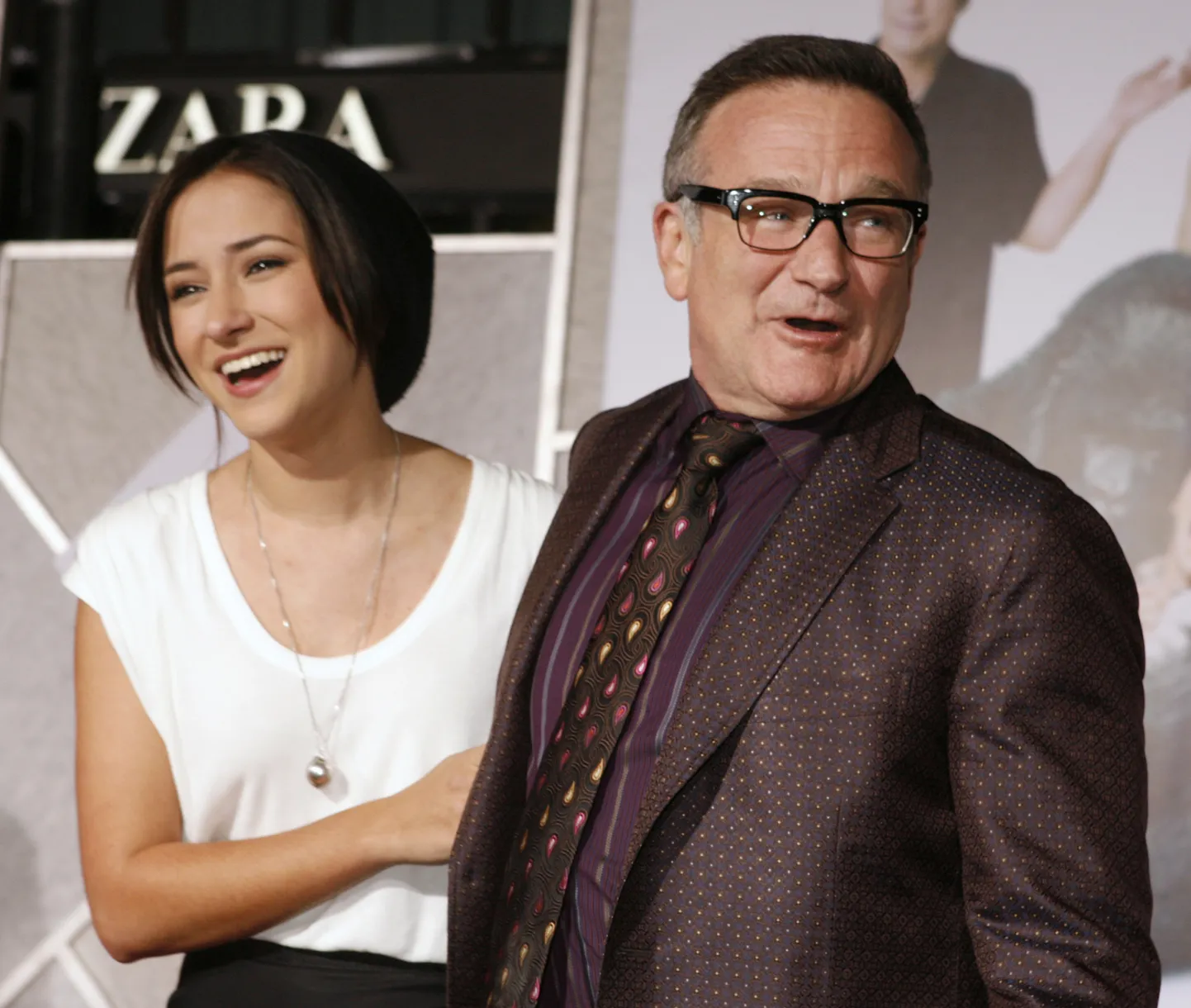 Robin Williams ja tütar Zelda Williams 2009. aastal.