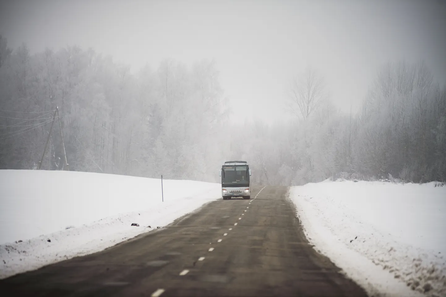 Зима в Латвии