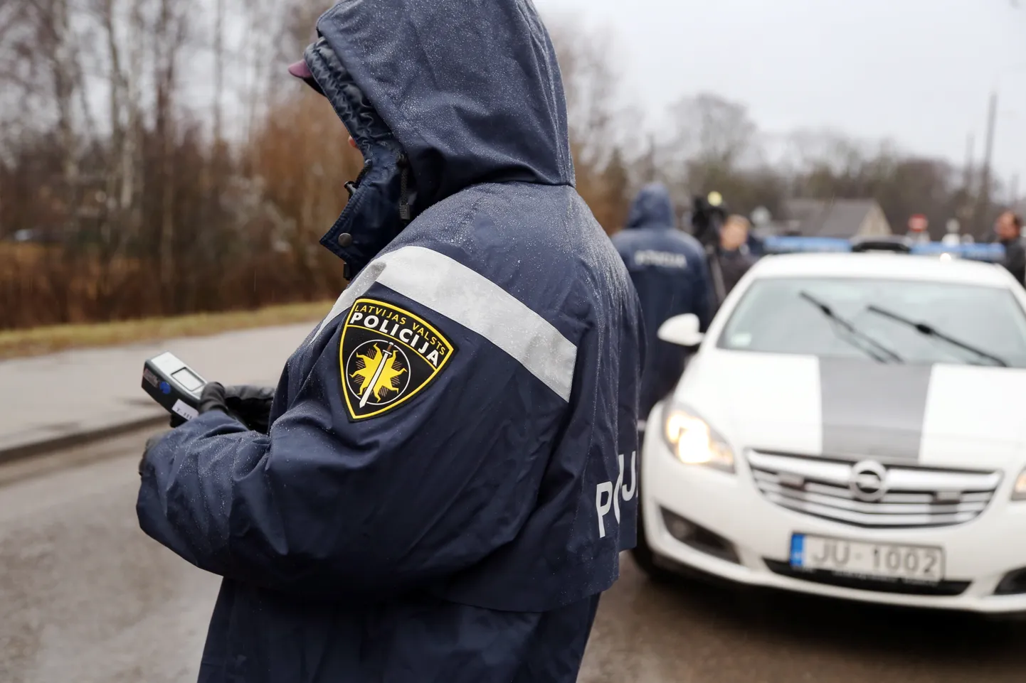 Ceļu policijas rīkotais profilaktiskais reids. Ilustratīvs attēls.