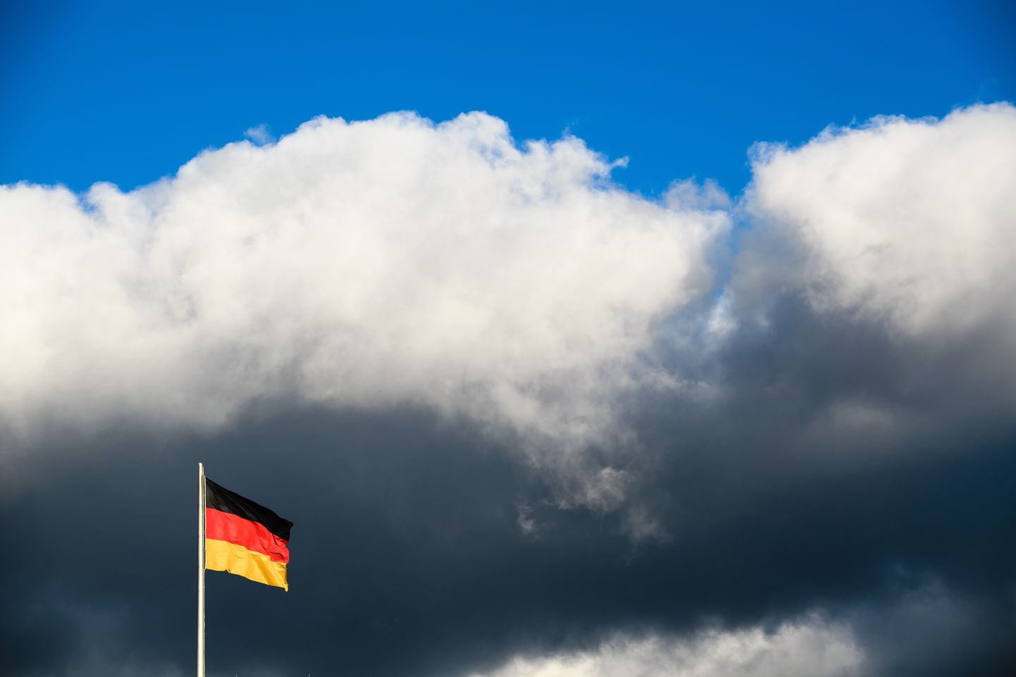 Vācijas karogs. Ilustratīvs foto.