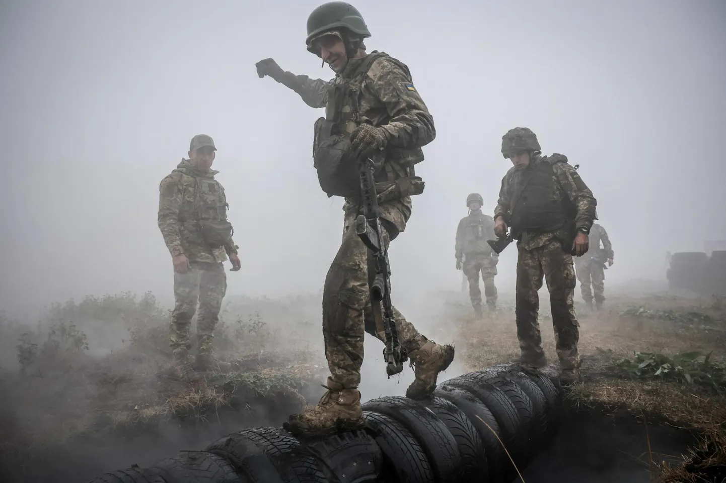 Украинские военные.