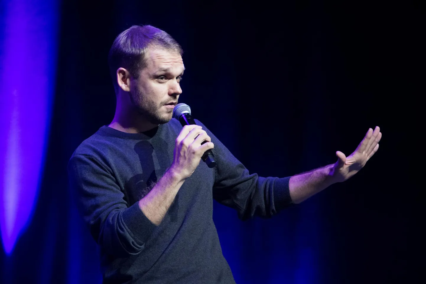 Kaarel Nõmmik Tallinn Comedy Galal.