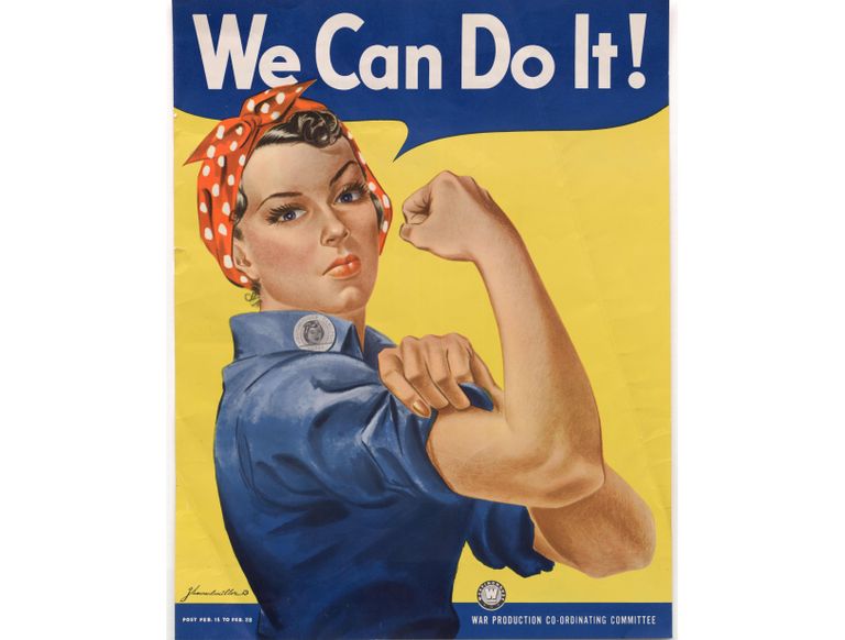 Neetija-Rosie plakat, mille prototüübiks oli Naomi Parker Fraley