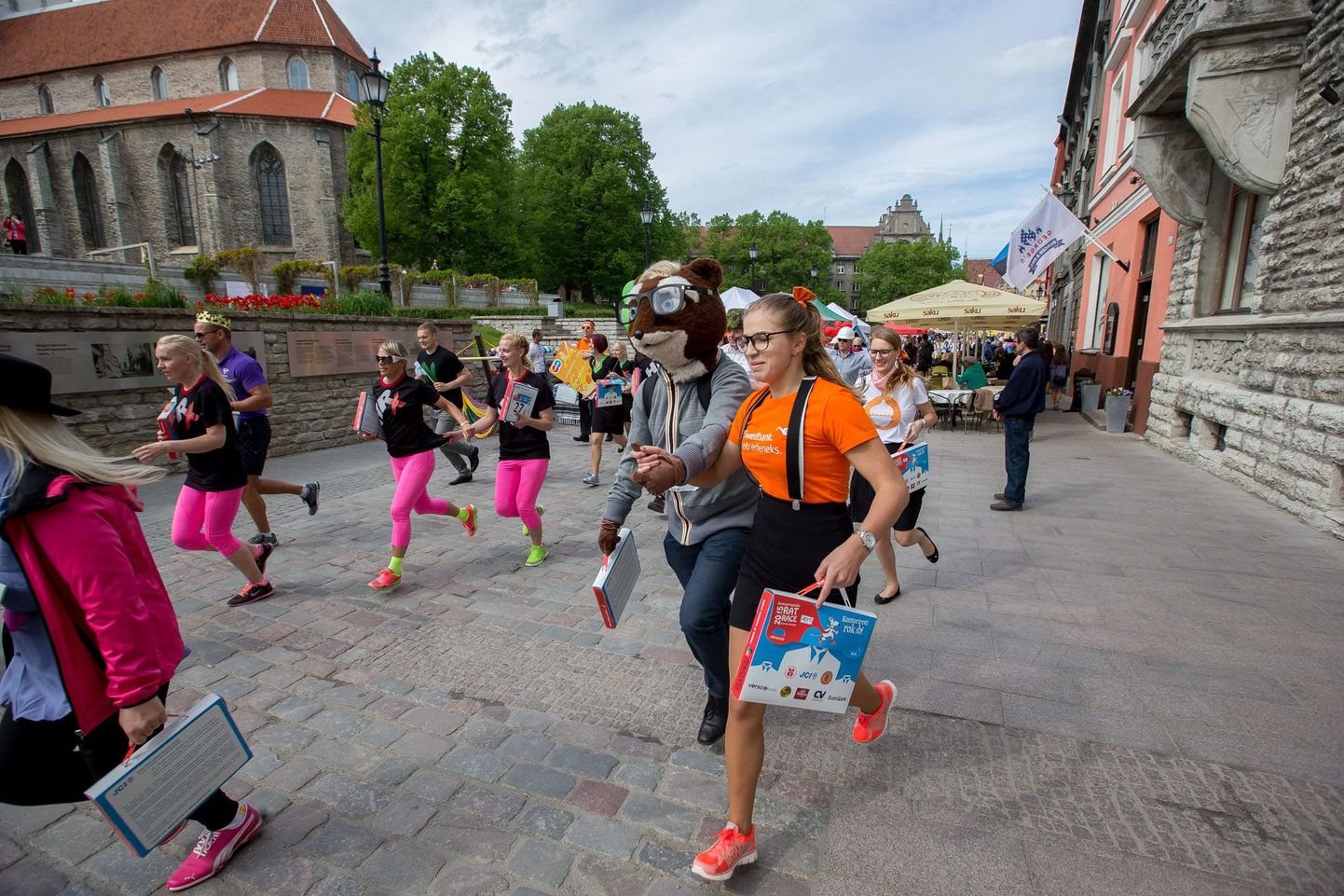 Rat Race Tallinna vanalinnas.