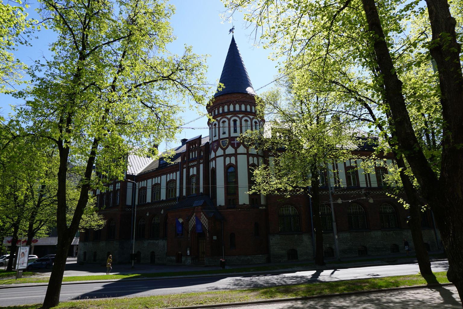 Eesti panga muuseum Estonia puiesteel Tallinnas.
