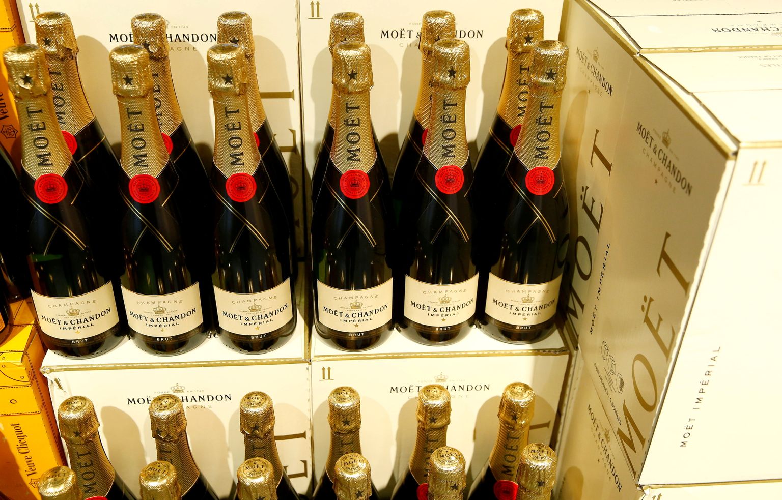 Prantsuse šampanja Moët & Chandon. Pilt on illustreeriv