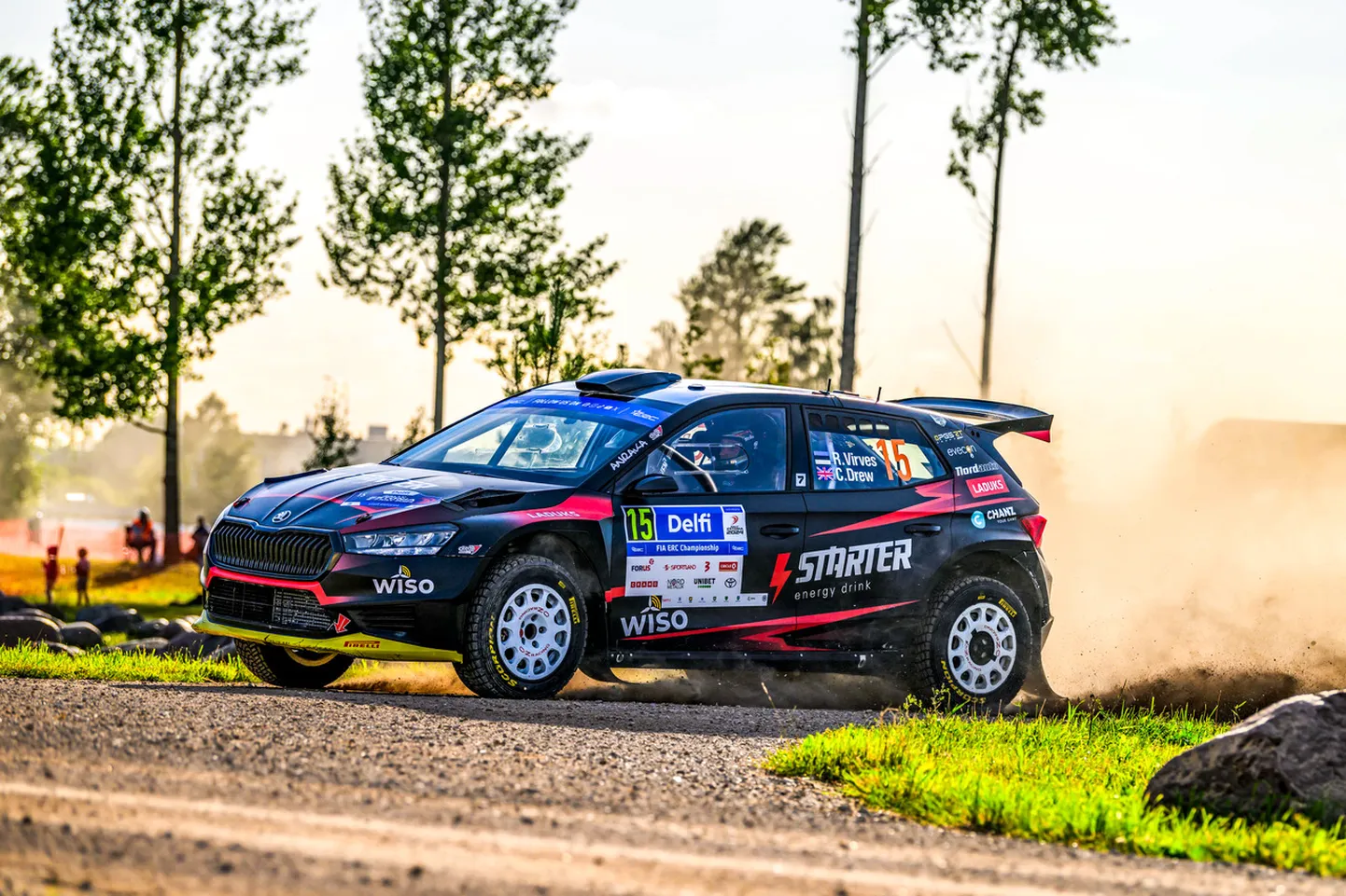 Robert Virves. Delfi Rally Estonia