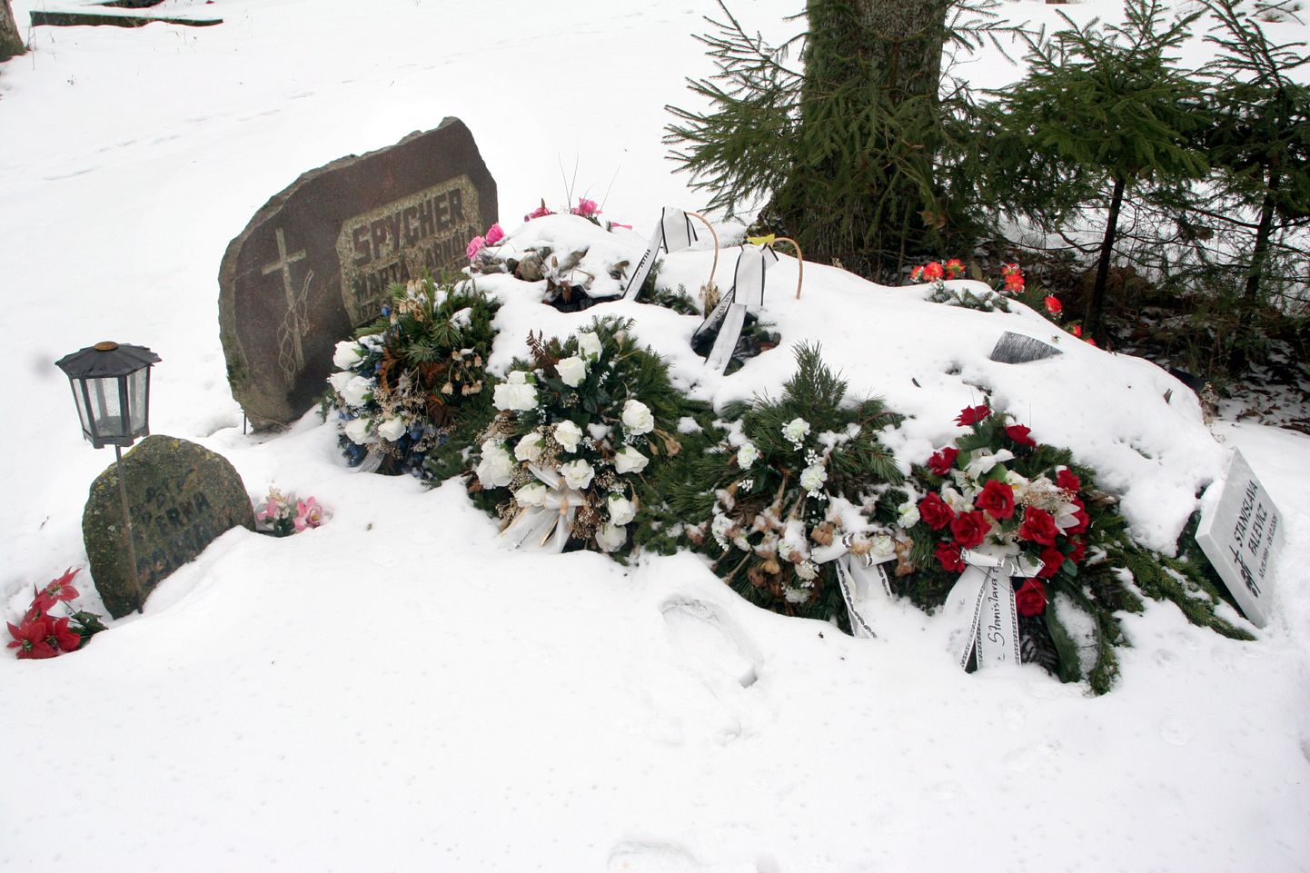 Pärnu-Jaagupi kalmistul on kadunukese Stanislava matuselilledki veel päris ilusad. Puhkepaiga teises otsas seisab vanavanemate hauatähis ja kõrval Stanislava tütre Erna oma.