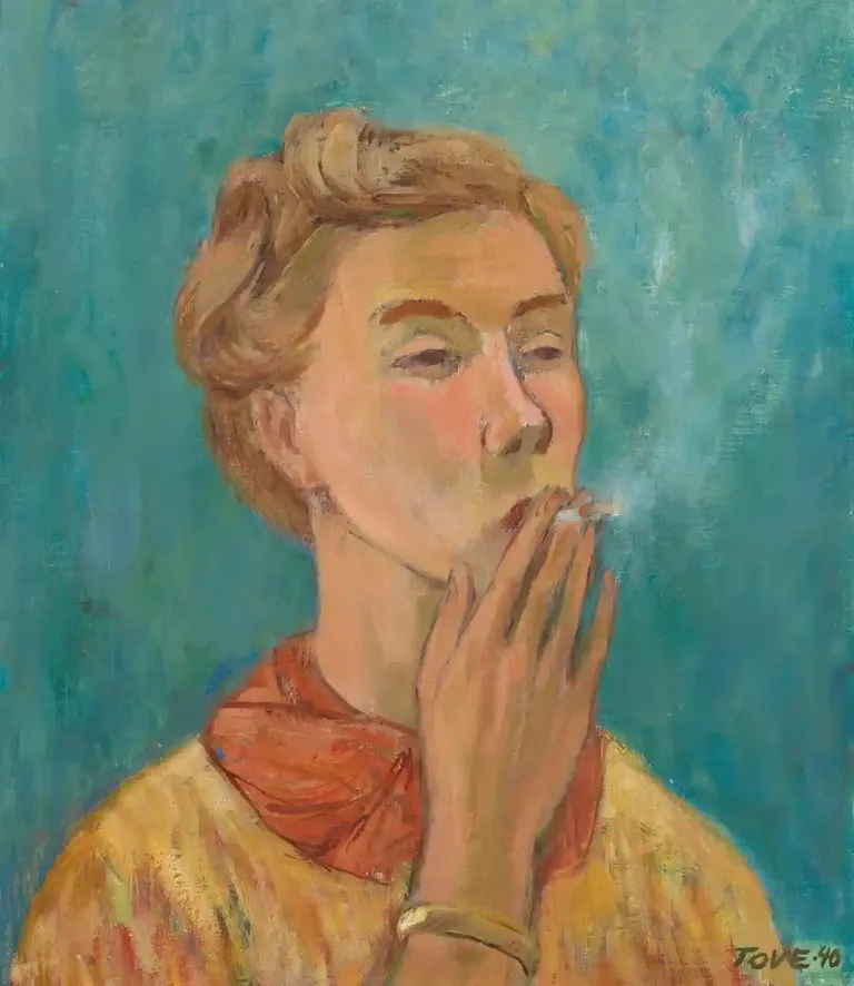«Tüdruk suitsetab». Tove Janssoni õlimaal 1940. aastast