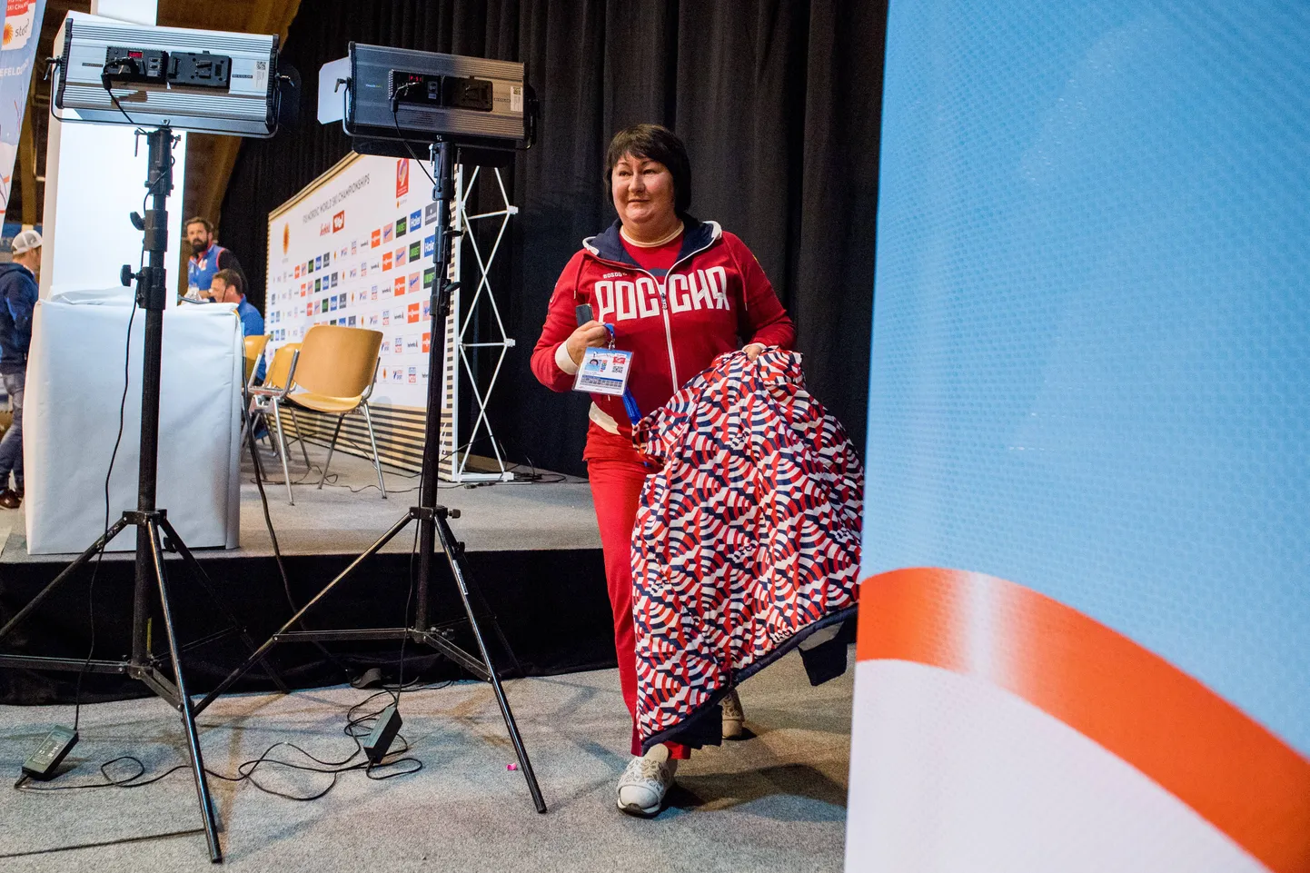 Venemaa suusaliidu president Jelena Välbe aastal 2019 Seefeldis.