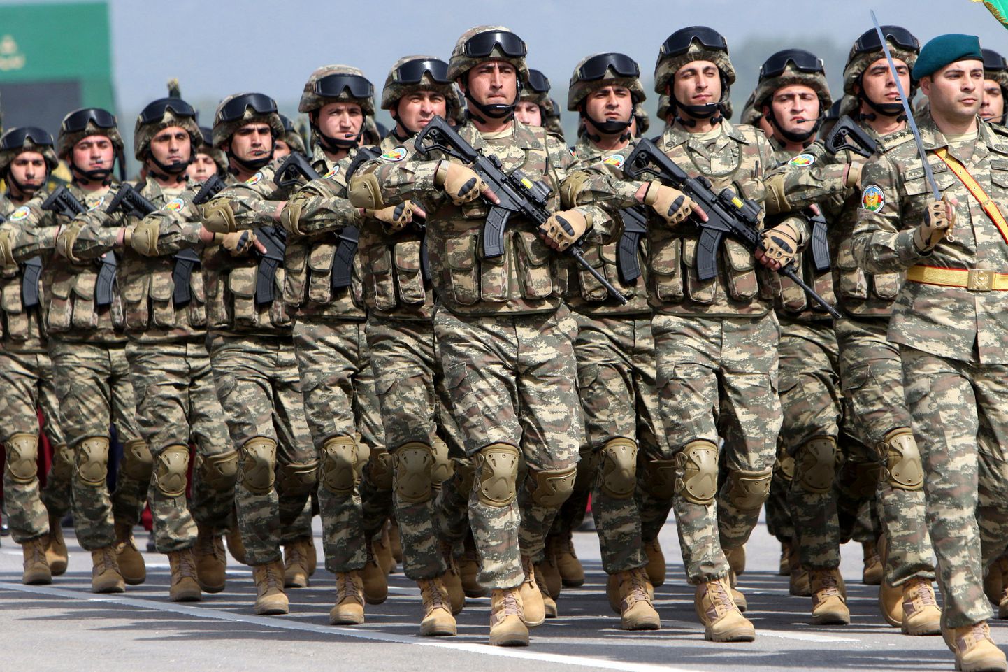 Azerbaidžānas armijas karavīri. Ilustratīvs attēls.
