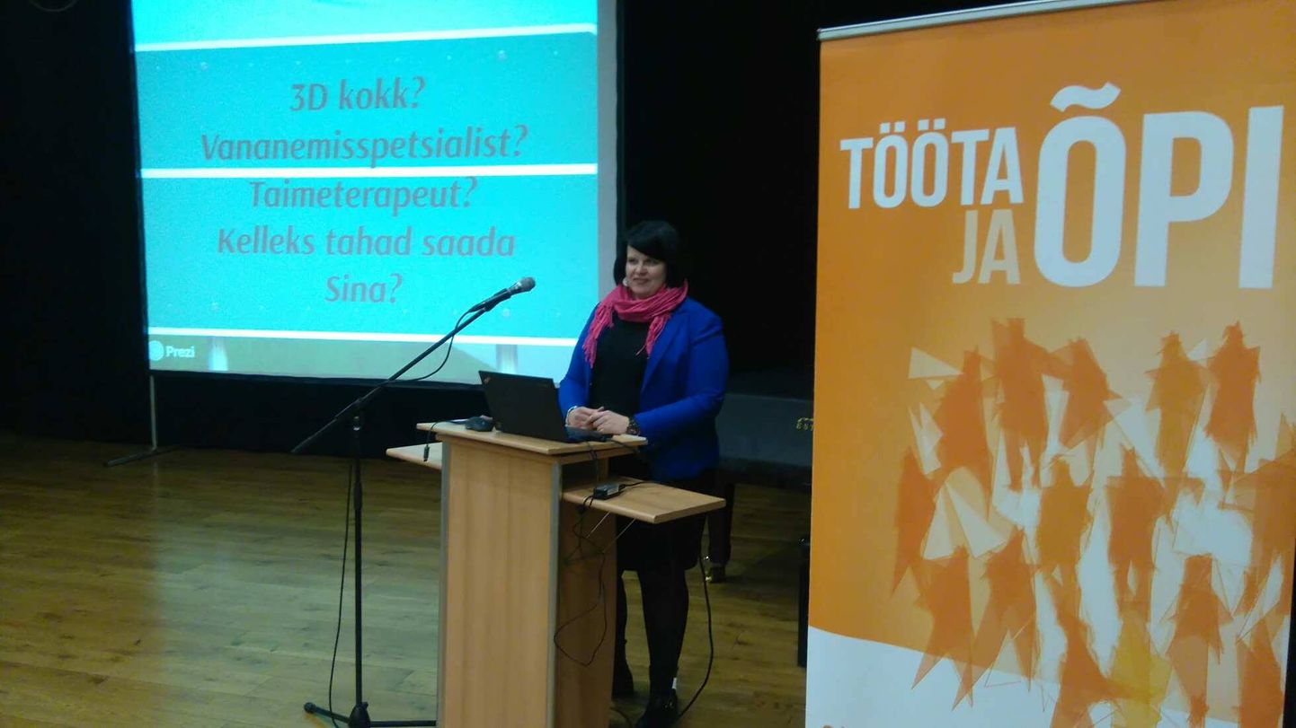 Töömessil loeng tulevikutrendidest töökohal, kõneles Kadi Toomi töötukassast.