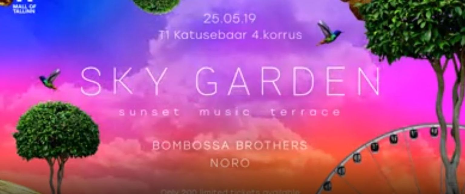 Новая серия вечеринок Sky Garden стартует уже завтра, 25 мая