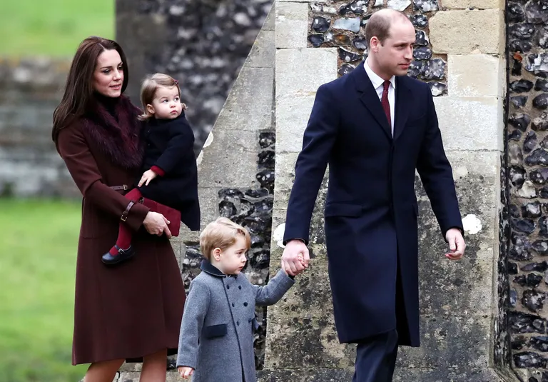 Prints William, hertsoginna Catherine, prints George ja printsess Charlotte