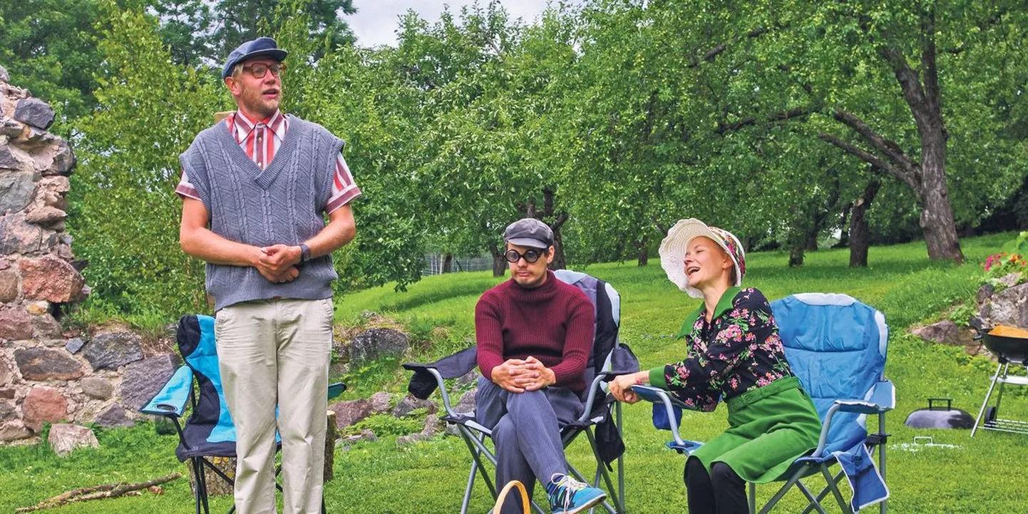 Suvelavastus «Tee tööd ja näe vaeva, siis tuleb ka…» Luke mõisas.