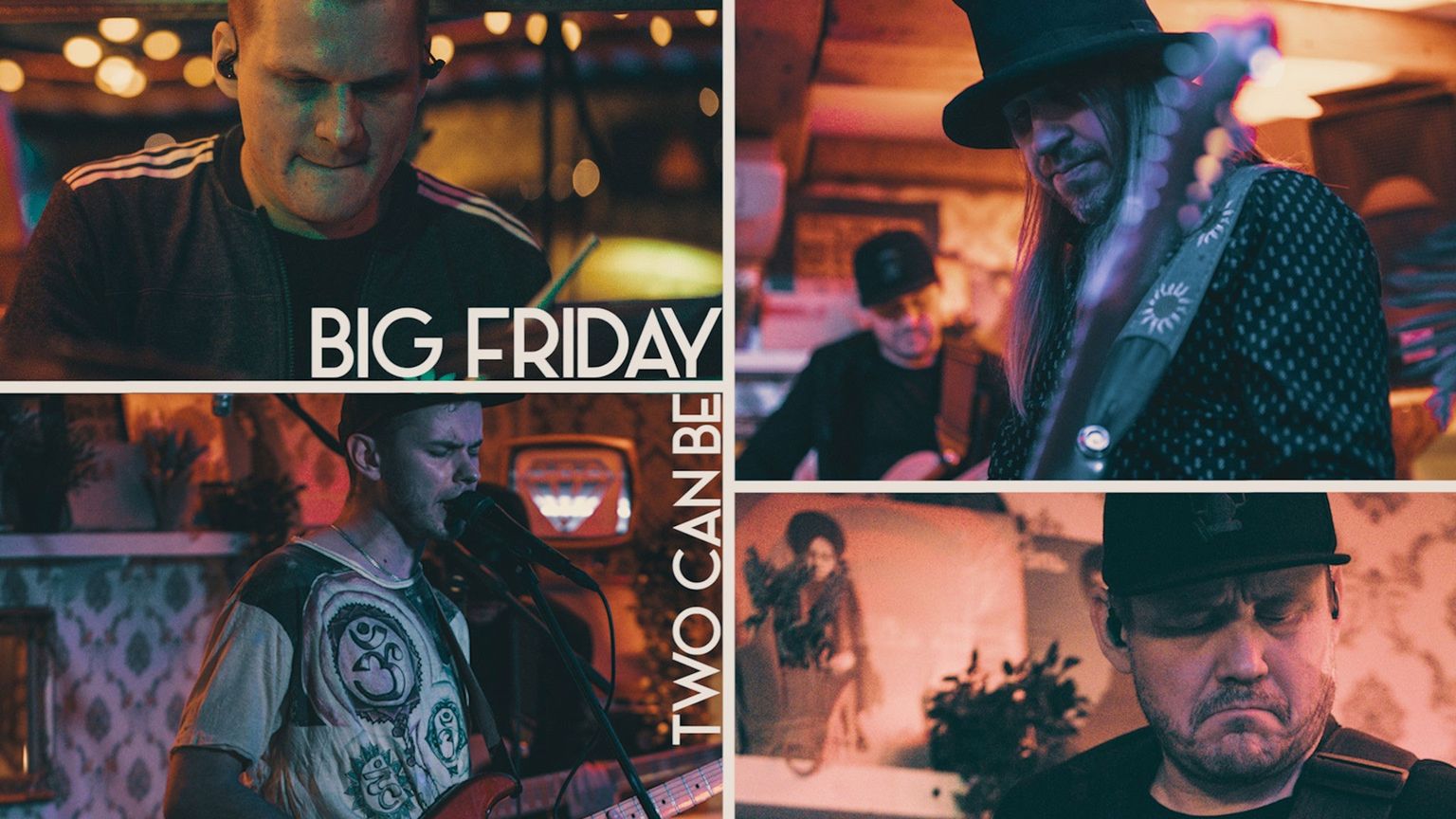 "Big Friday" - Mārtiņš Burkevics (basģitāra), Egons Kronbergs (ģitāra), Pēteris Upelnieks (balss, ģitāra) un Edijs Šimiņš (bungas)