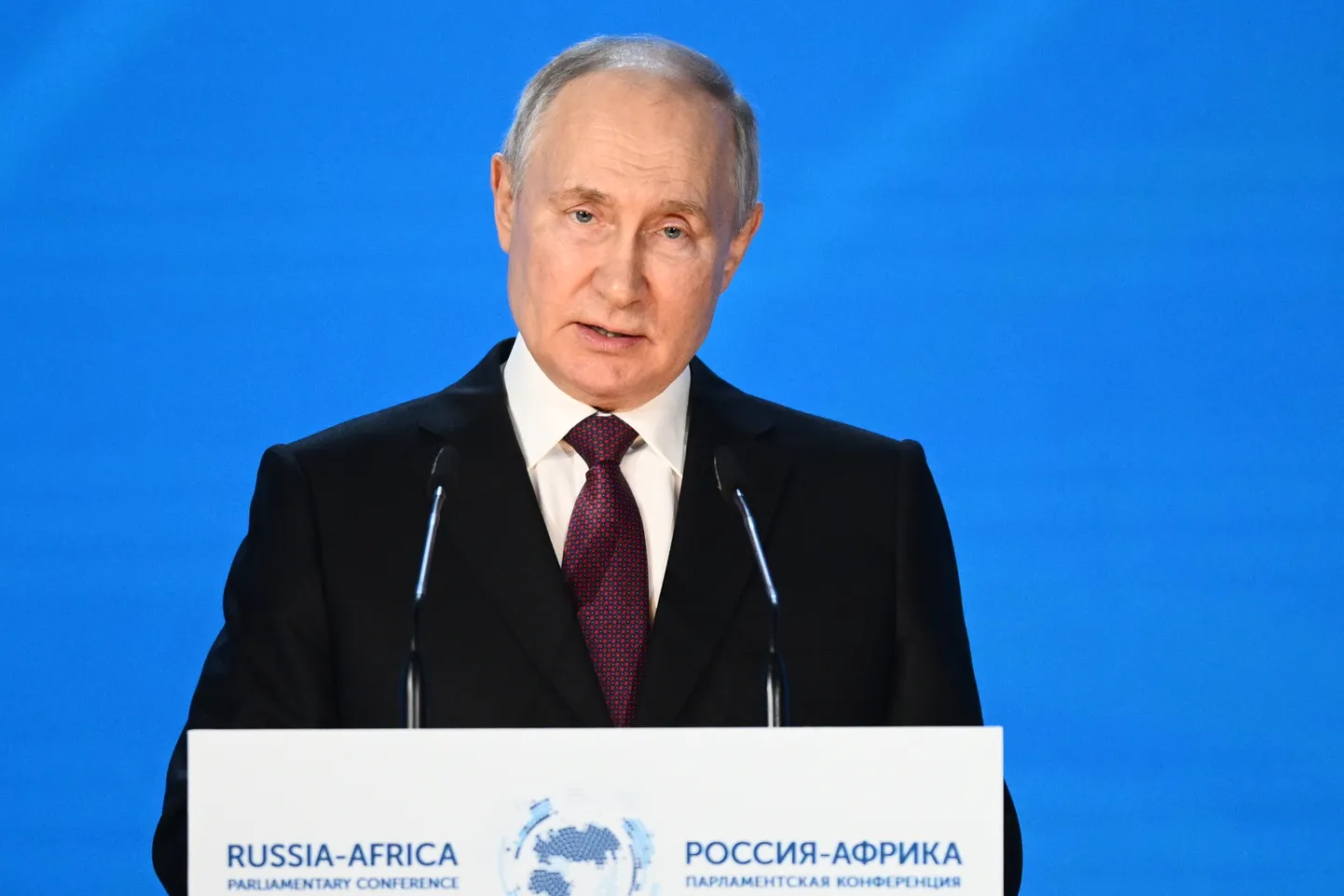 Venemaa president Vladimir Putin Venemaa-Aafrika konverentsil Moskvas 20. märtsil 2023.
