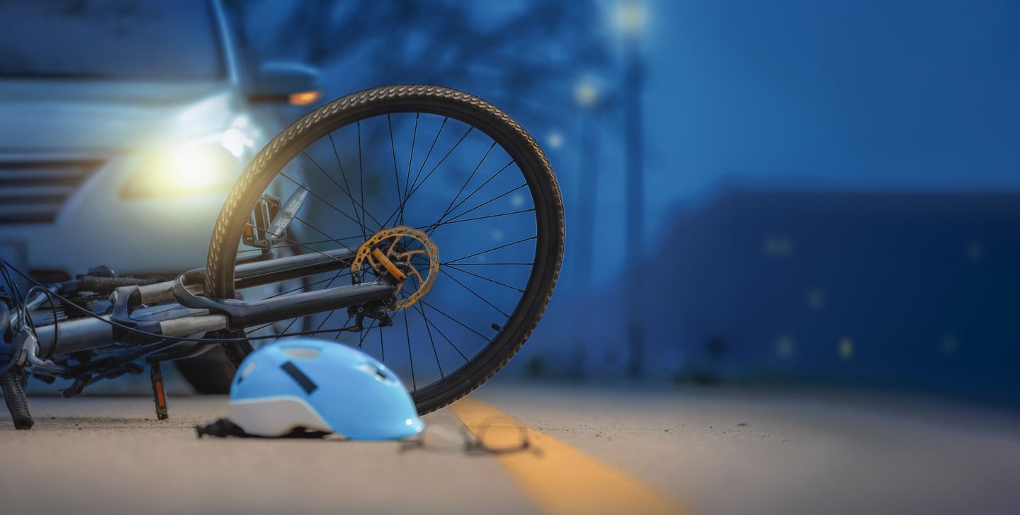 Велосипед после аварии. Иллюстративное фото