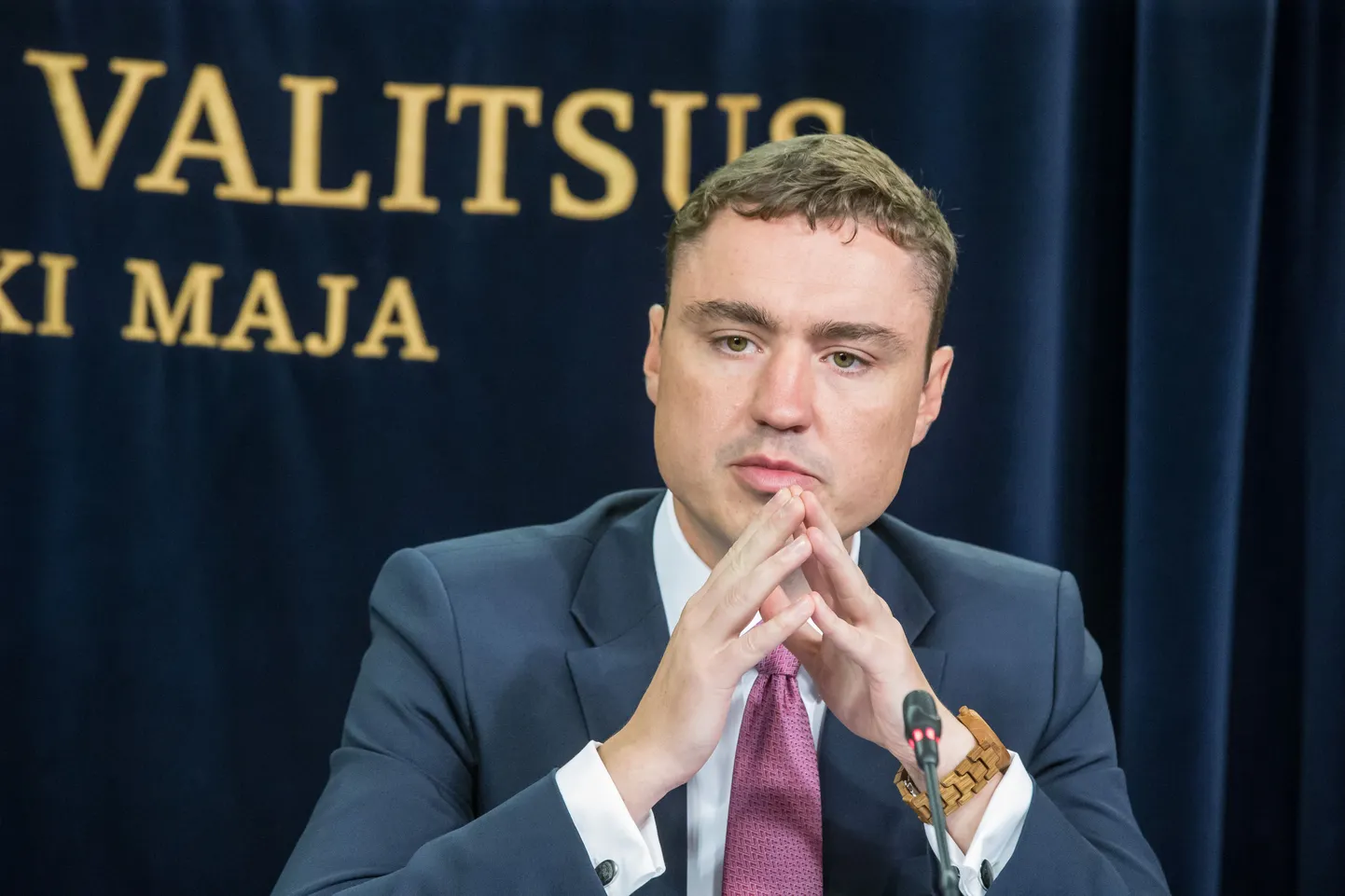 Valitsuse pressikonverents Stenbocki majas.