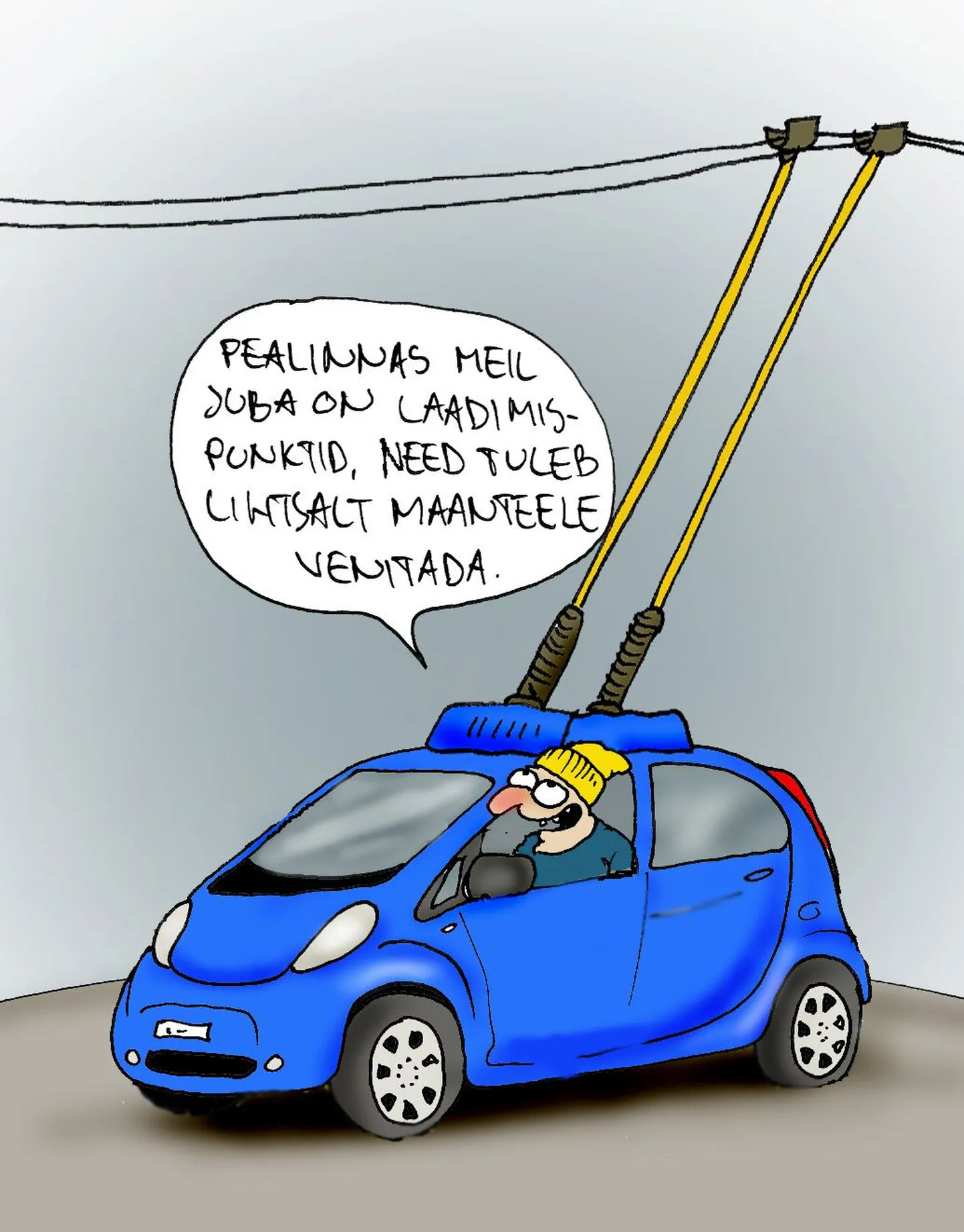 Tallinn on elektriautode laadimispunkte täis.