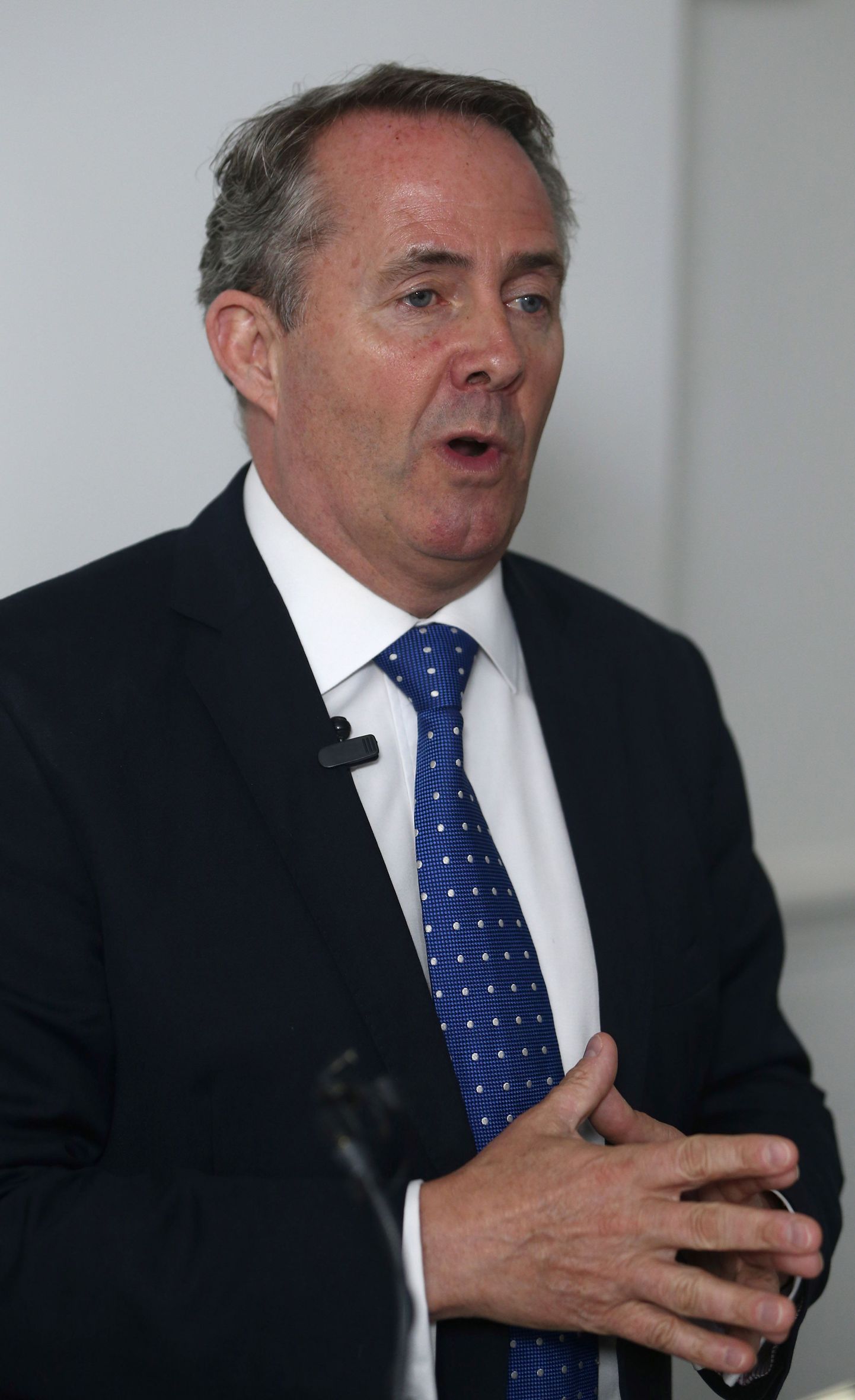 Suurbritannia rahvusvahelise kaubanduse minister Liam Fox.
