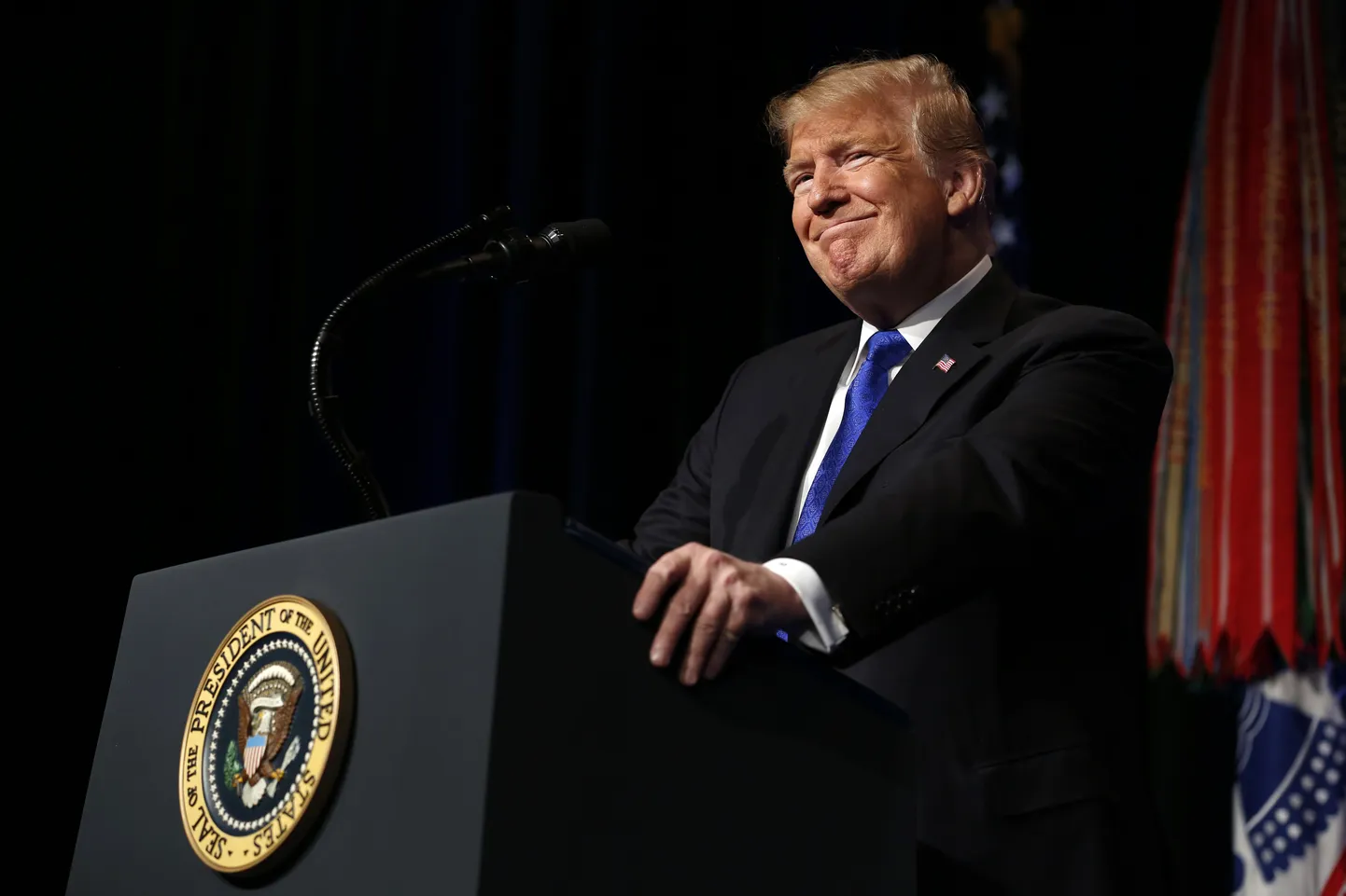 USA president Donald Trump.