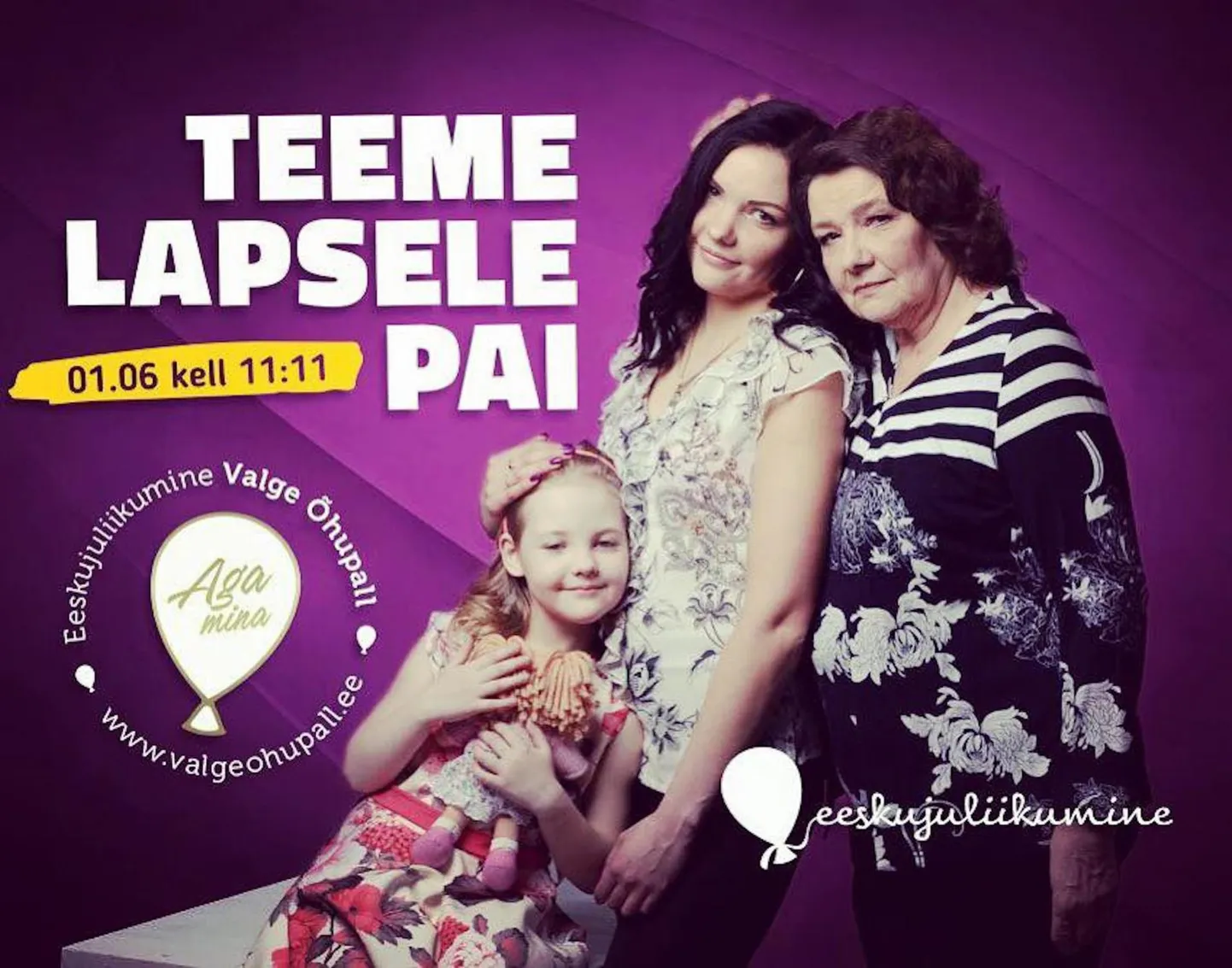 Eeskujukampaania plakat.