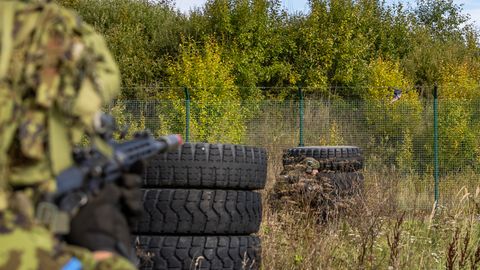 1. jalaväebrigaadi tegevväelased täiustasid sõdurioskusi
