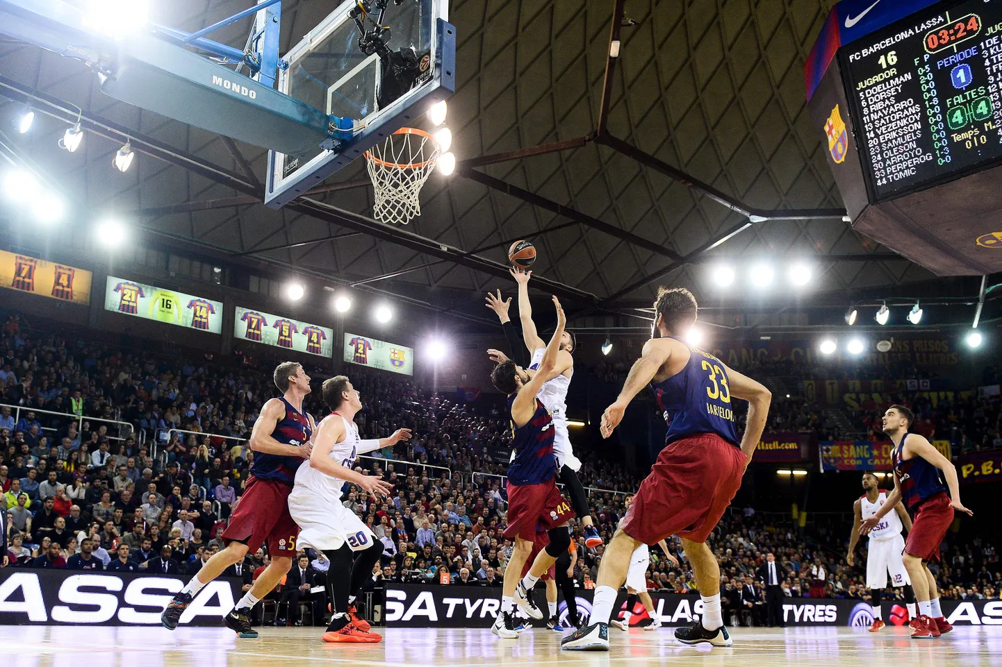 Barcelona ja CSKA kohtumine.
