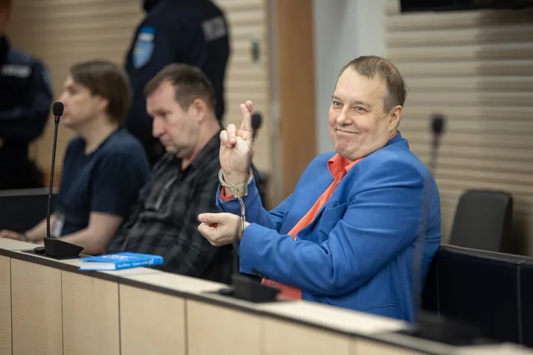 Айво Петерсон на заседании суда. Февраль 2024.