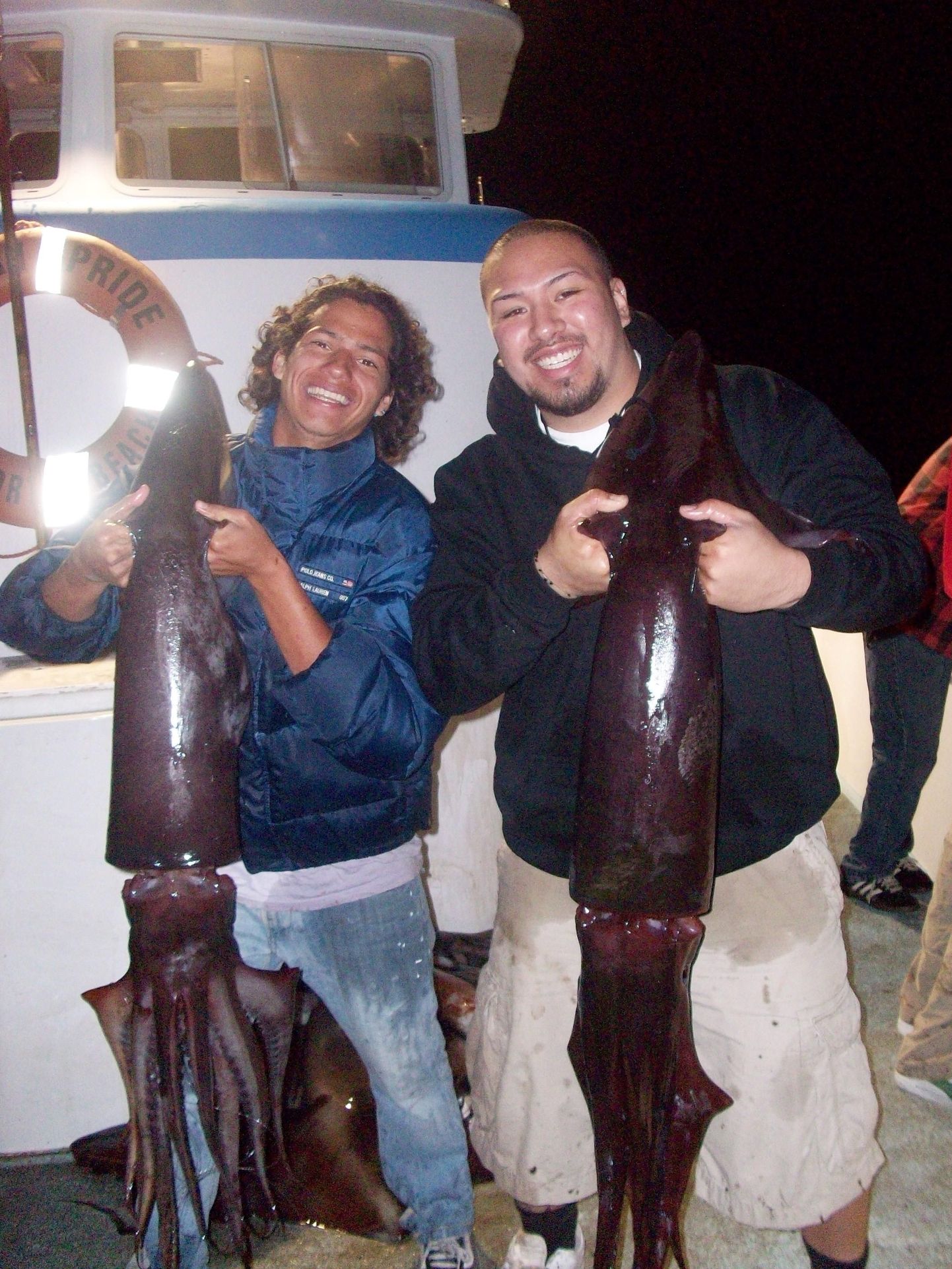 Harrastuskalamehed Humboldti suurkalmaaridega