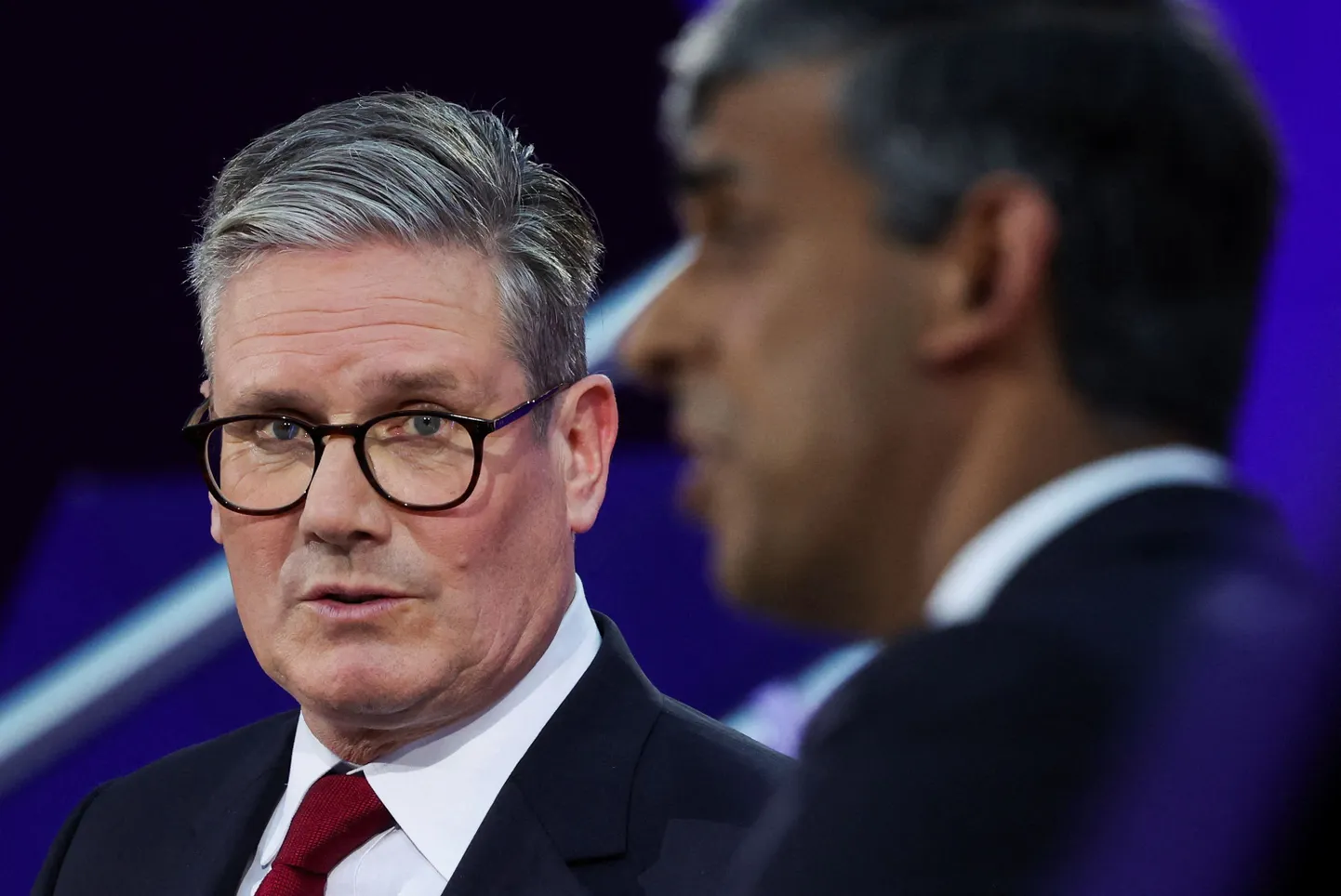 Eeldatav valimiste võitja Tööpartei juht Keir Starmer ja konservatiivide liidrist peaminister Rishi Sunak osalesid kolmapäeval BBC teledebatil Nottinghamis.