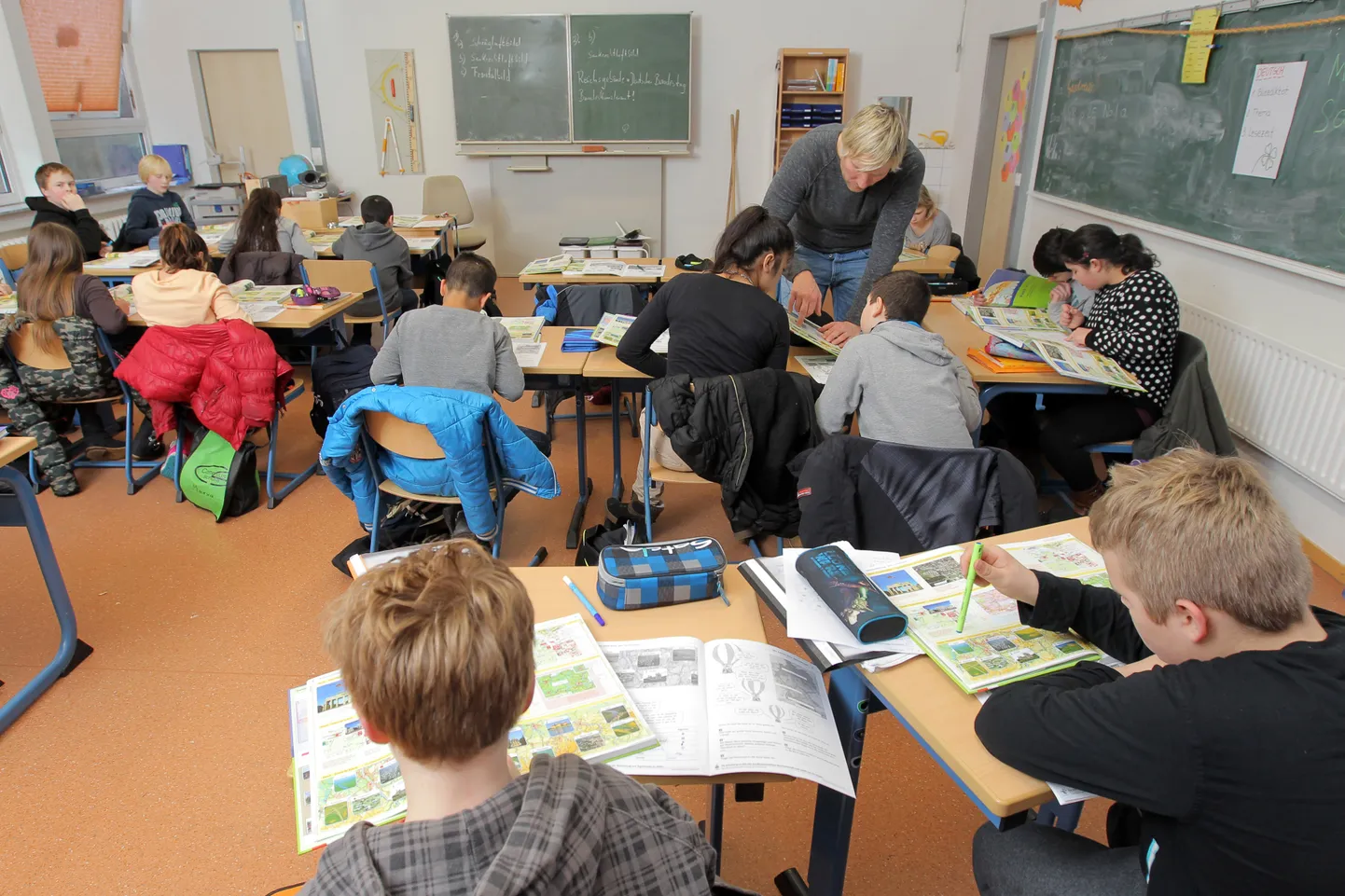 Klassiruum Saksamaal.