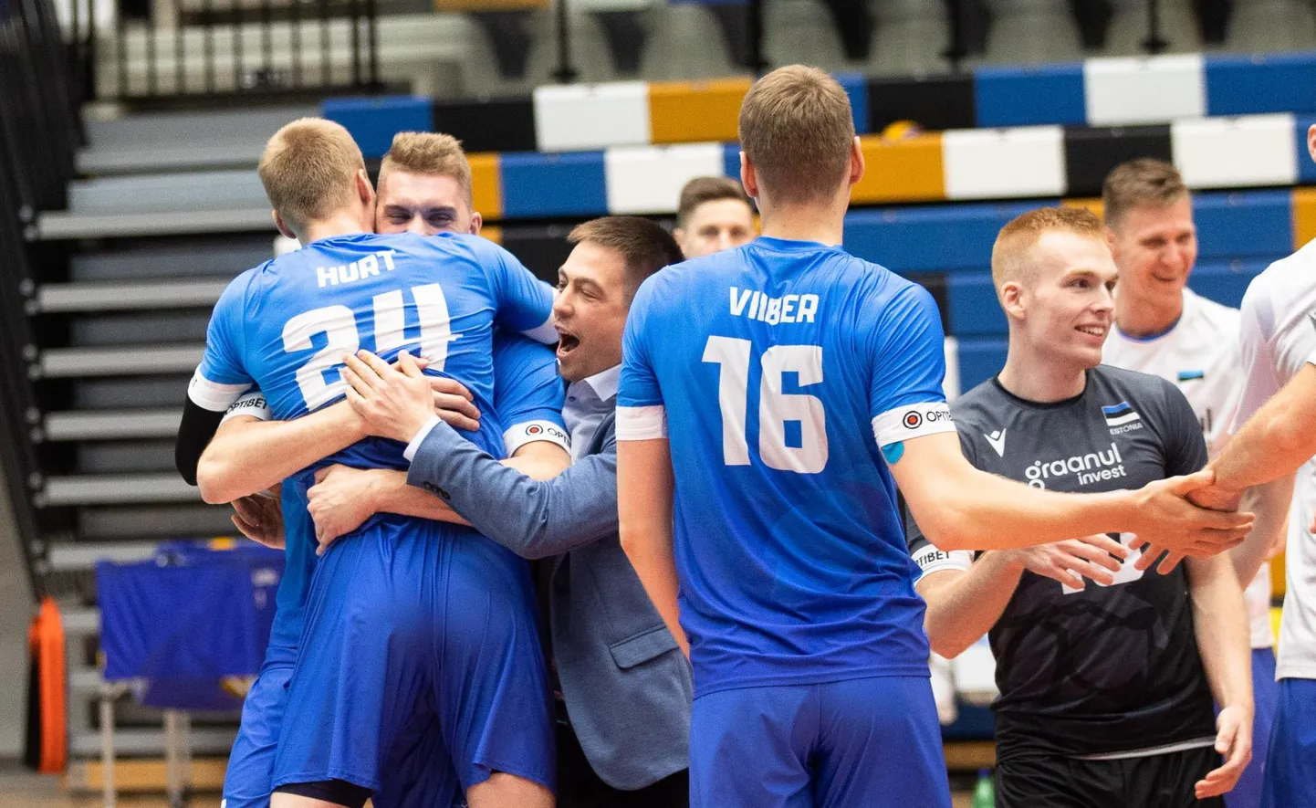 Eesti võrkpallikoondis.